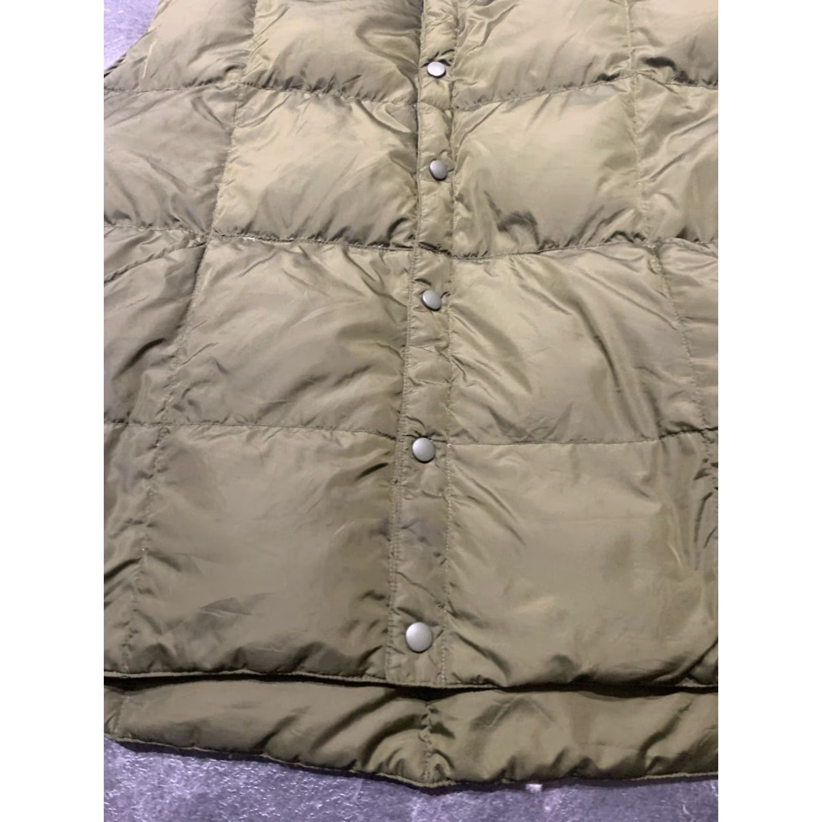Lands' End Lands End Mens XL Extra Large Green Quilted Puffer Goose Down Nylon Vest Size US XL / EU 56 / 4 - 3 Thumbnail