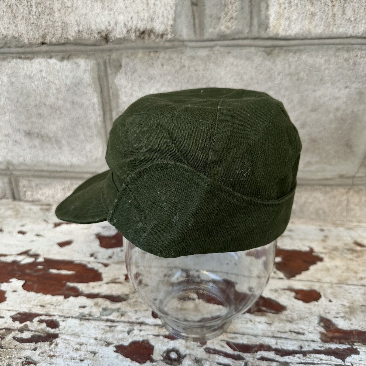 If Six Was Nine Vintage Swedish Army Ear Flap Ear Warmer Military Cap Hat Size ONE SIZE - 3 Thumbnail