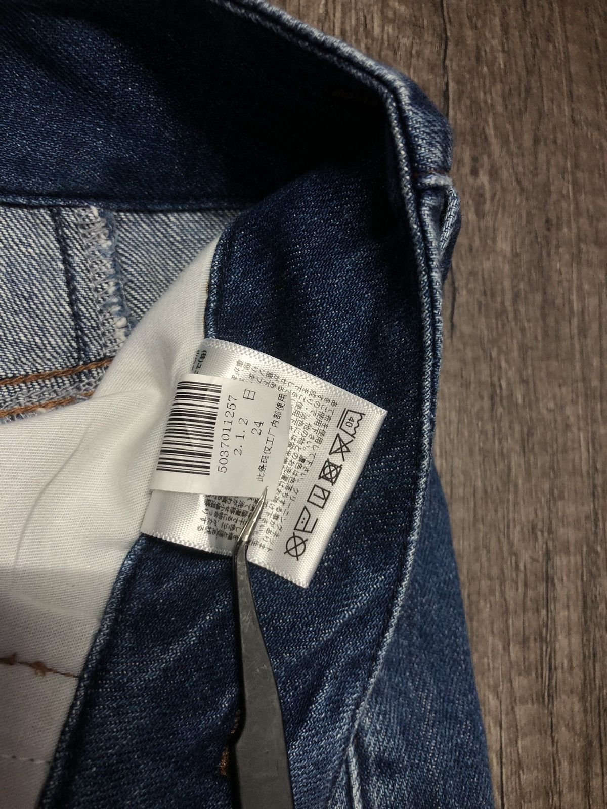 Japanese Brand × Uniqlo × Vintage Uniqlo Jeans Fit Relaxed Style Tapered With Belt (unisex) Size 28" / US 6 / IT 42 - 19 Thumbnail