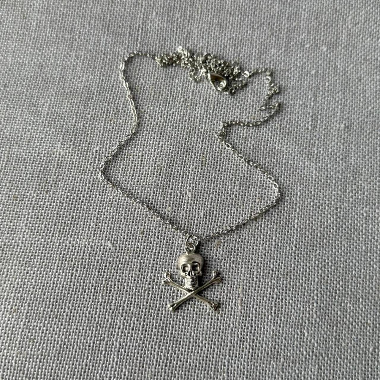 Other PIRATE SKULL & BONES NECKLACE // MENS2 Size ONE SIZE - 3 Thumbnail