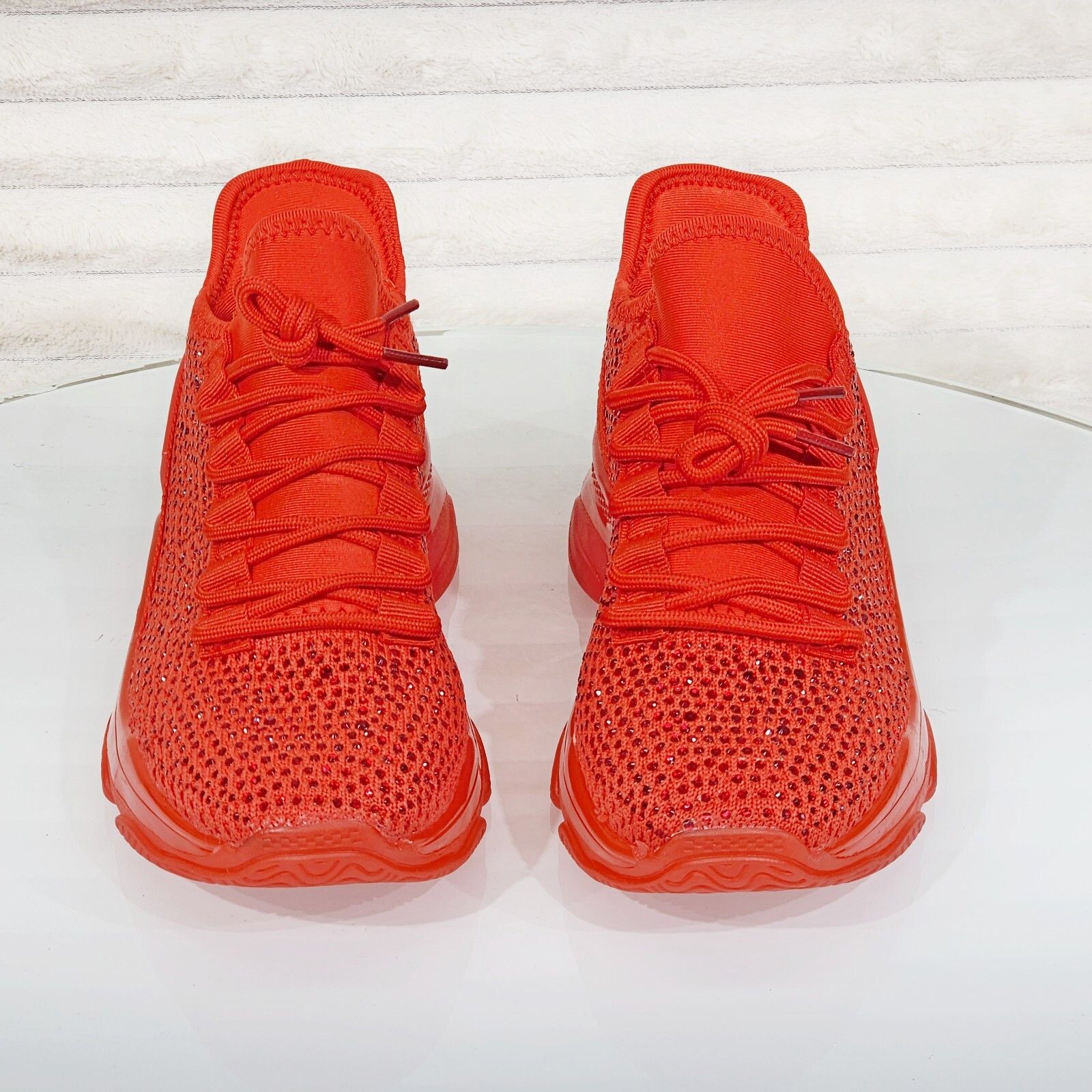 Other Frey Red Jelly Sole Slip On Pull Tie Comfy Running Shoes Sne Size US 8 / IT 38 - 8 Thumbnail