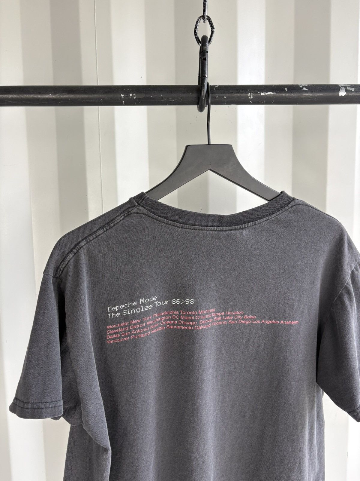 Band Tees Thrashed Depeche Mode Faded Distressed Shirt GRUNGE Boxy Size US M / EU 48-50 / 2 - 4 Thumbnail
