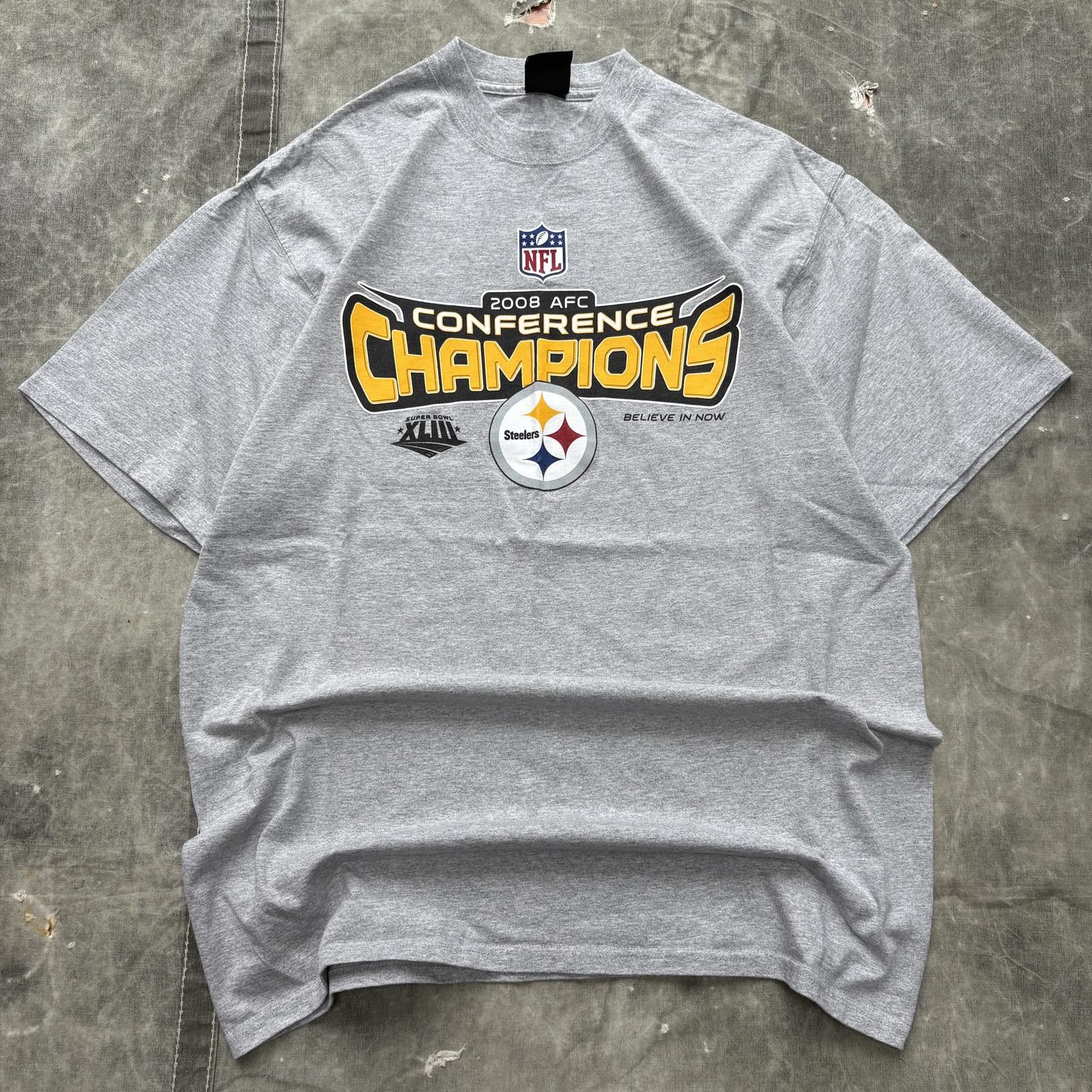 NFL Vintage Y2K Pittsburgh Steelers AFC Champions NFL Shirt Size US XL / EU 56 / 4 - 1 Thumbnail