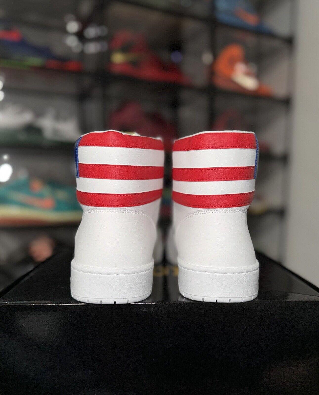 Designer TRUMP SNEAKERS Numbered 562/5000 FIGHT Sneakers sz 11 Size US 11 / EU 44 - 4 Thumbnail