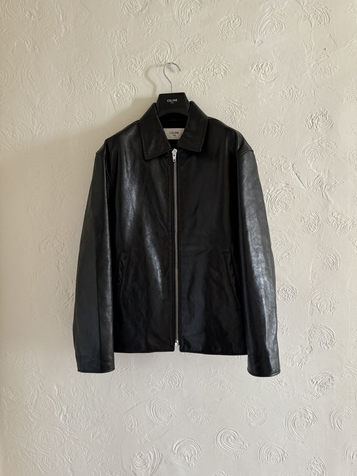 CELINE by Hedi Slimane ナイロンジャケット CELINE HOMME Striped Webbing-Trimmed Logo-Print Nylon Jacket