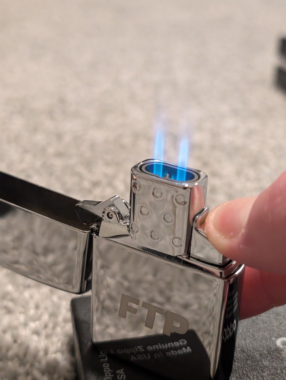 Fuck The Population FTP OG Silver Zippo Lighter *UPGRADED* Size ONE SIZE - 5 Thumbnail