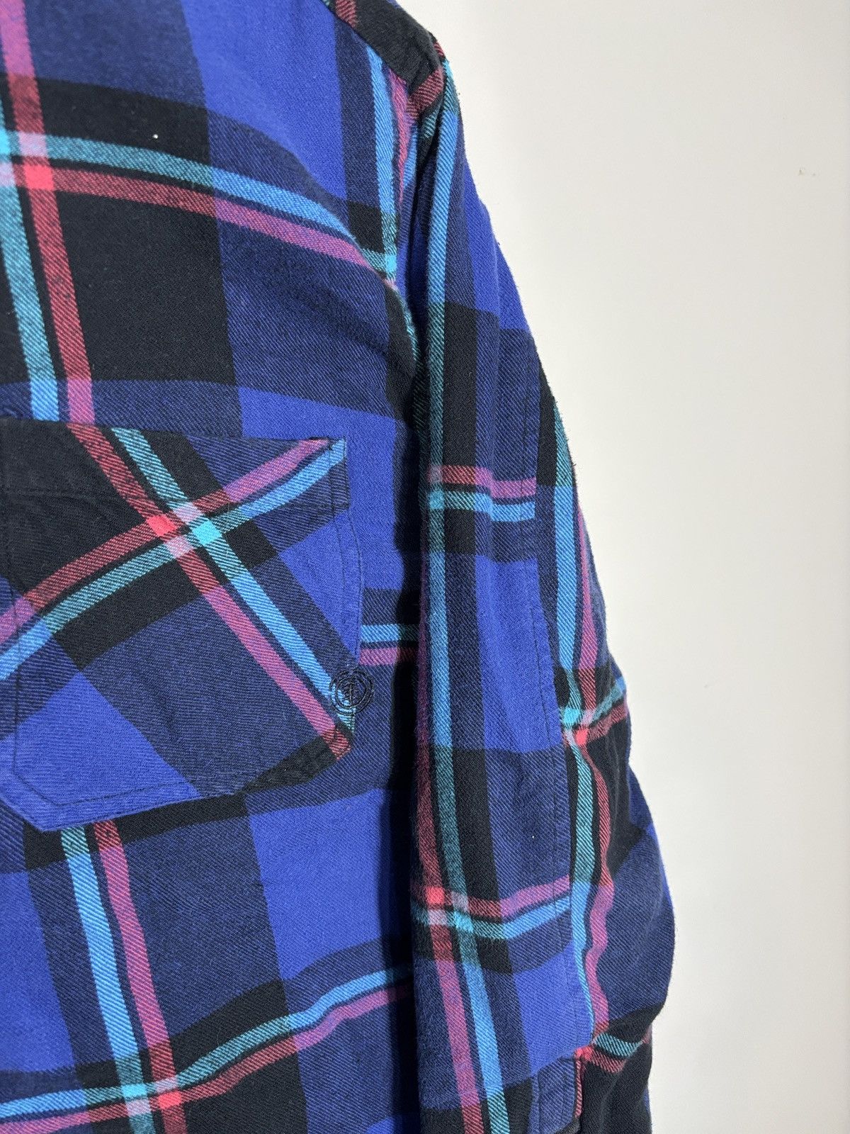 Element Vintage Element Snap Flannel Shirt Plaid Grunge Skater Large Size US L / EU 52-54 / 3 - 2 Thumbnail