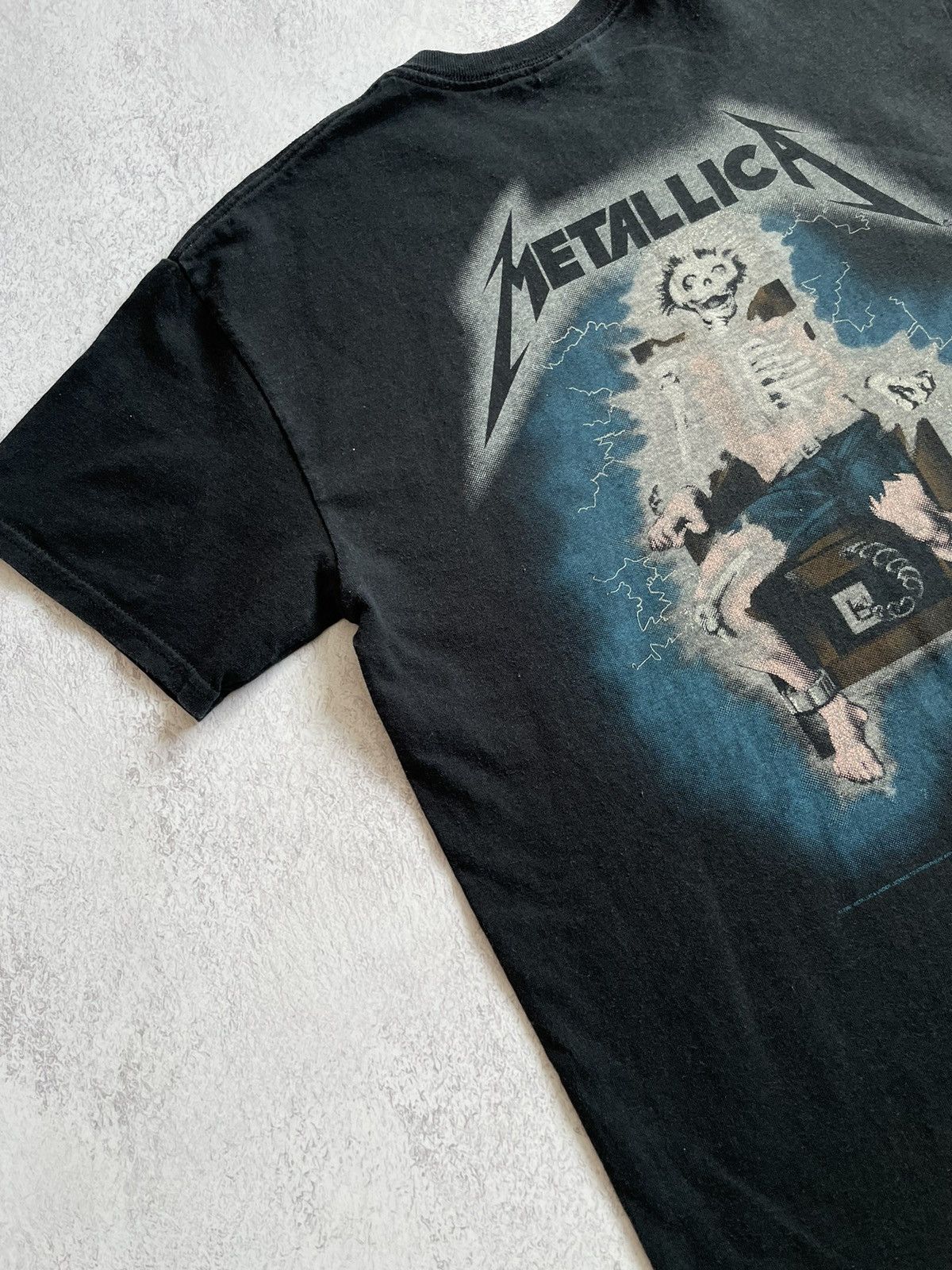 Band Tees Vintage Metallica Ride The Lightning 2007 T- Shirt Y2K Size US M / EU 48-50 / 2 - 8 Thumbnail
