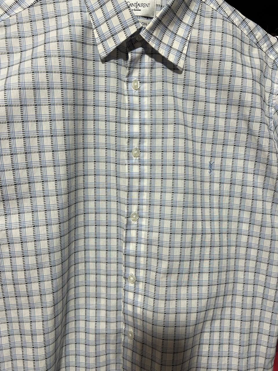 Yves Saint Laurent Vintage YSL Yves Saint Laurent White Classic Button Shirt Size US L / EU 52-54 / 3 - 4 Thumbnail