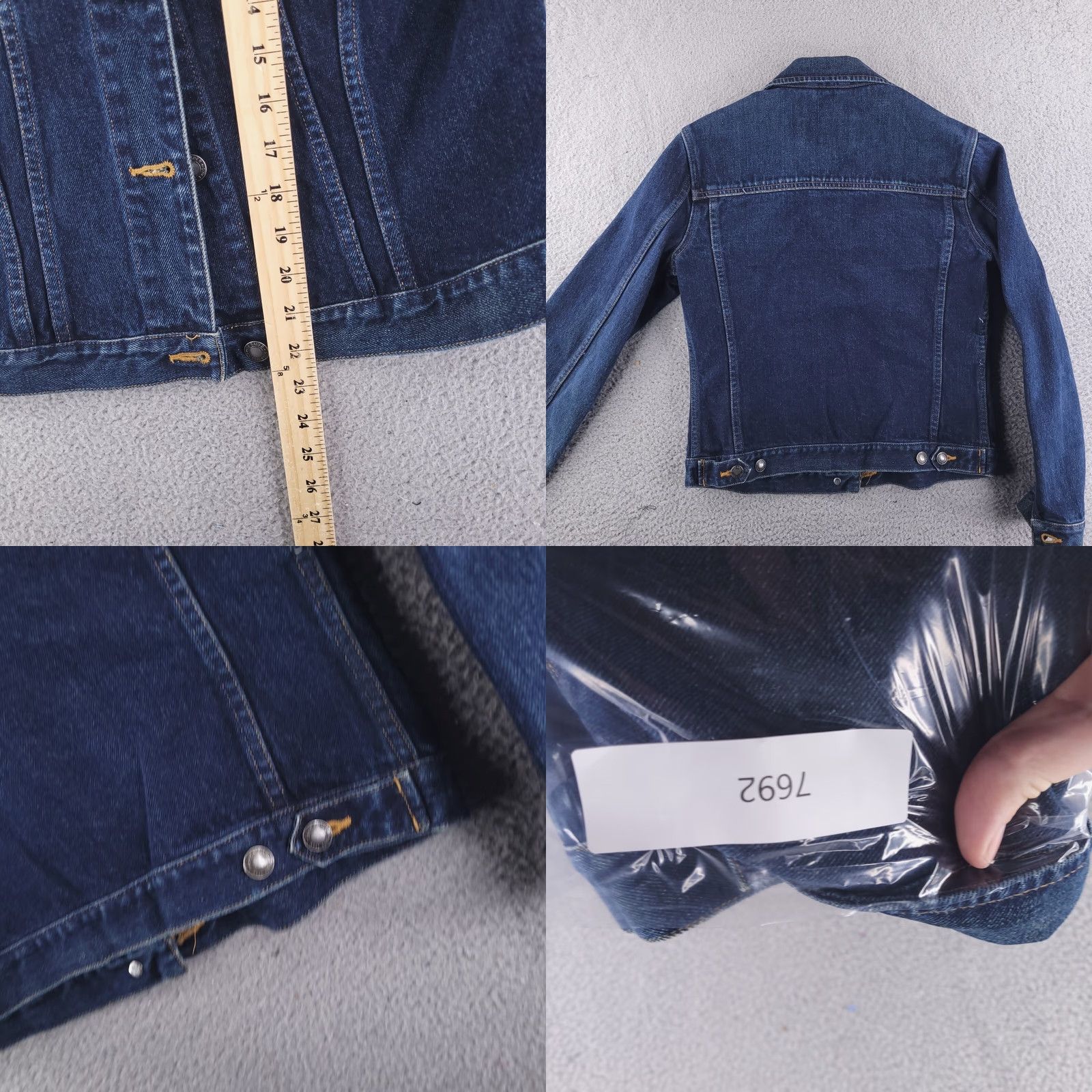 Eddie Bauer Eddie Bauer Jacket Womens XS Blue Denim Bomber Oversized Cotton Jeans Vintage: No Womens XS Blue Denim Bomber Jacket Oversized Eddie Bauer Size 26" / US 2 / IT 38 - 8 Thumbnail