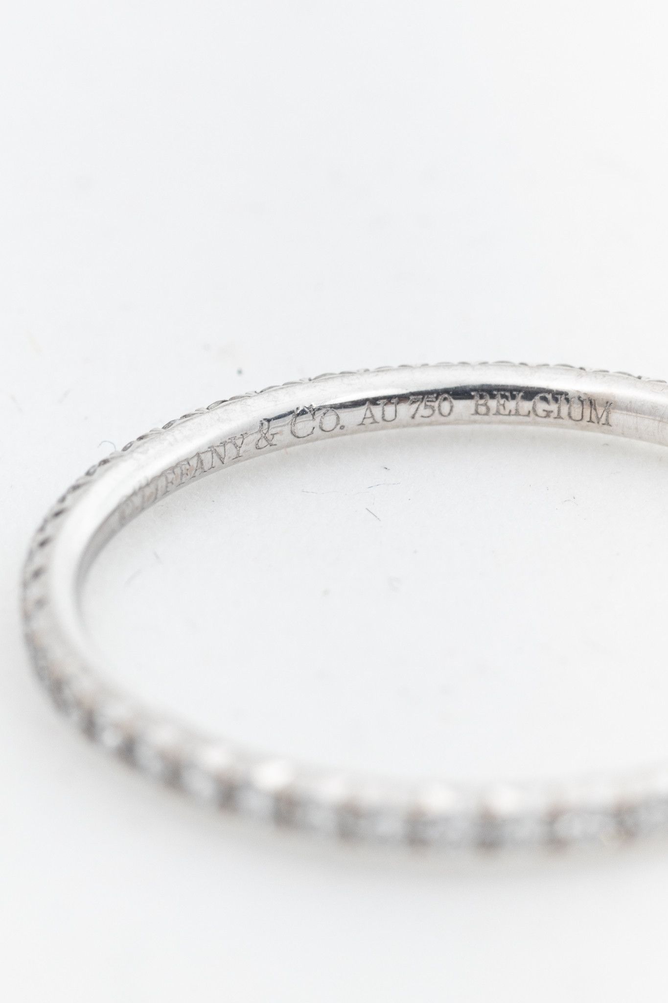 Tiffany & Co. Tiffany & Co. Metro Full Eternity 18k Gold Diamond Band Size ONE SIZE - 4 Thumbnail