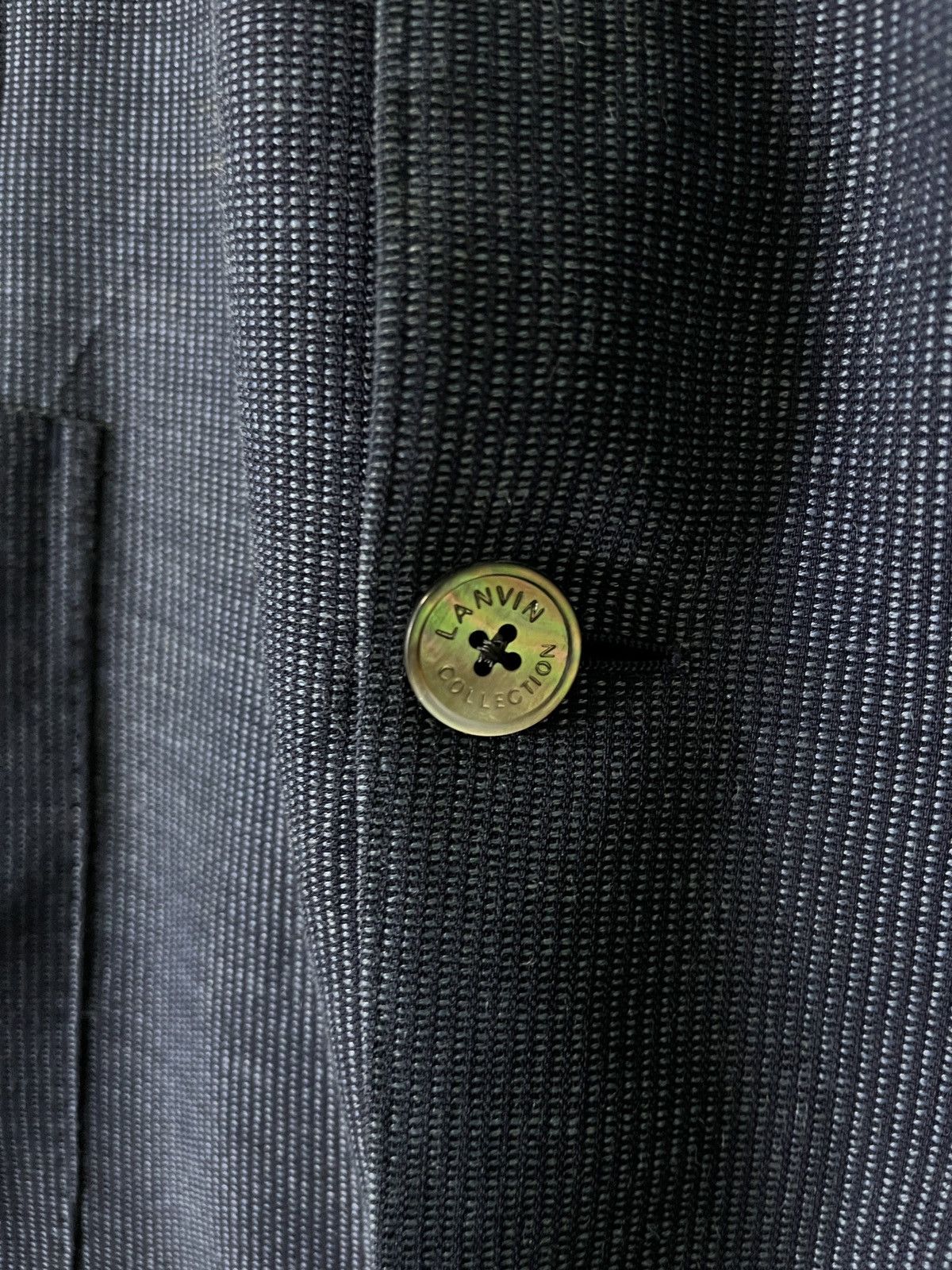 Lanvin × Vintage Lanvin Collection Wool / Silk Blazer Size 40R - 6 Thumbnail