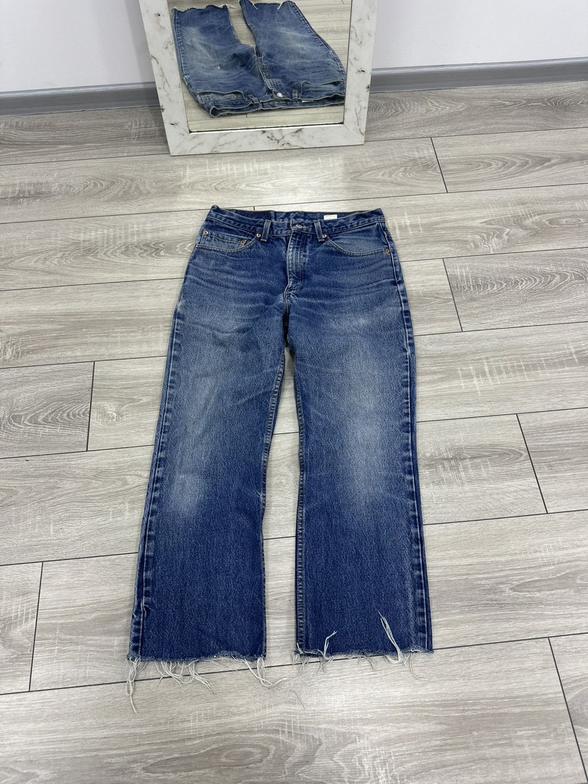 Levi's Levis 517 Made in USA Denim Flared Jeans Size US 30 / EU 46 - 3 Thumbnail