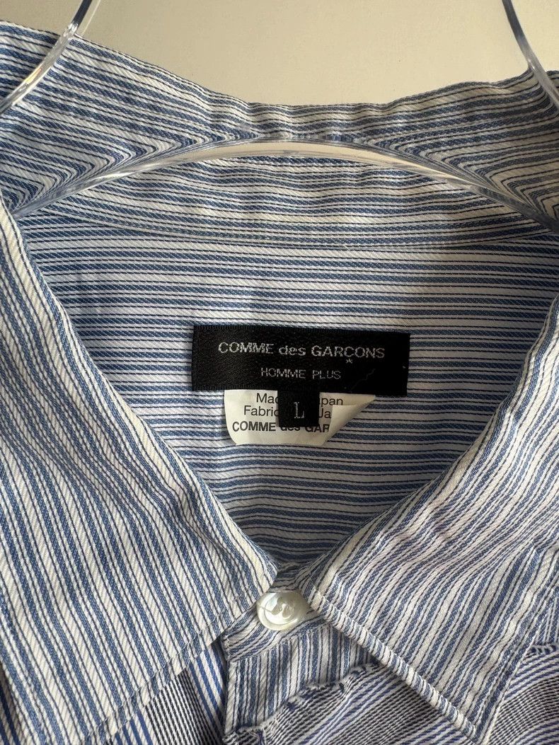 Comme des Garcons Comme Des Garcons Patchwork striped shirt Size US L / EU 52-54 / 3 - 3 Thumbnail
