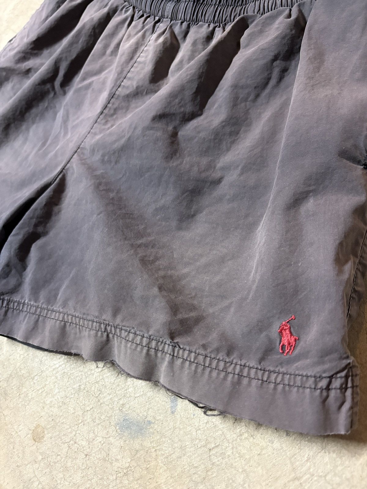Polo Ralph Lauren VTG 90s Polo Ralph Lauren Sun Faded Distressed Mesh Shorts Size US 34 / EU 50 - 2 Thumbnail