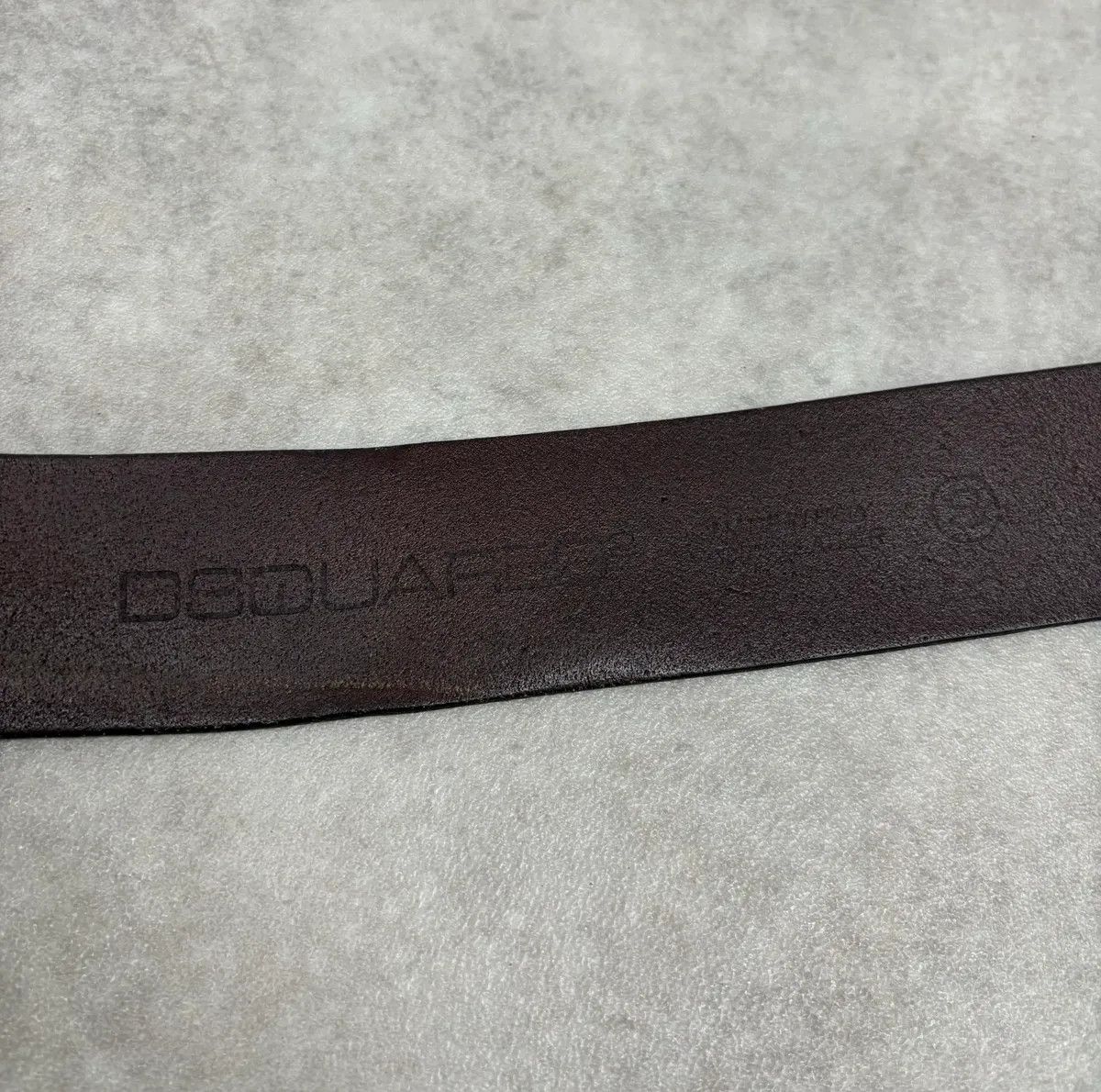 Dsquared2 Dsquared2 Lord Green Gothic Buckle Brown Leather Belt Size ONE SIZE - 9 Thumbnail