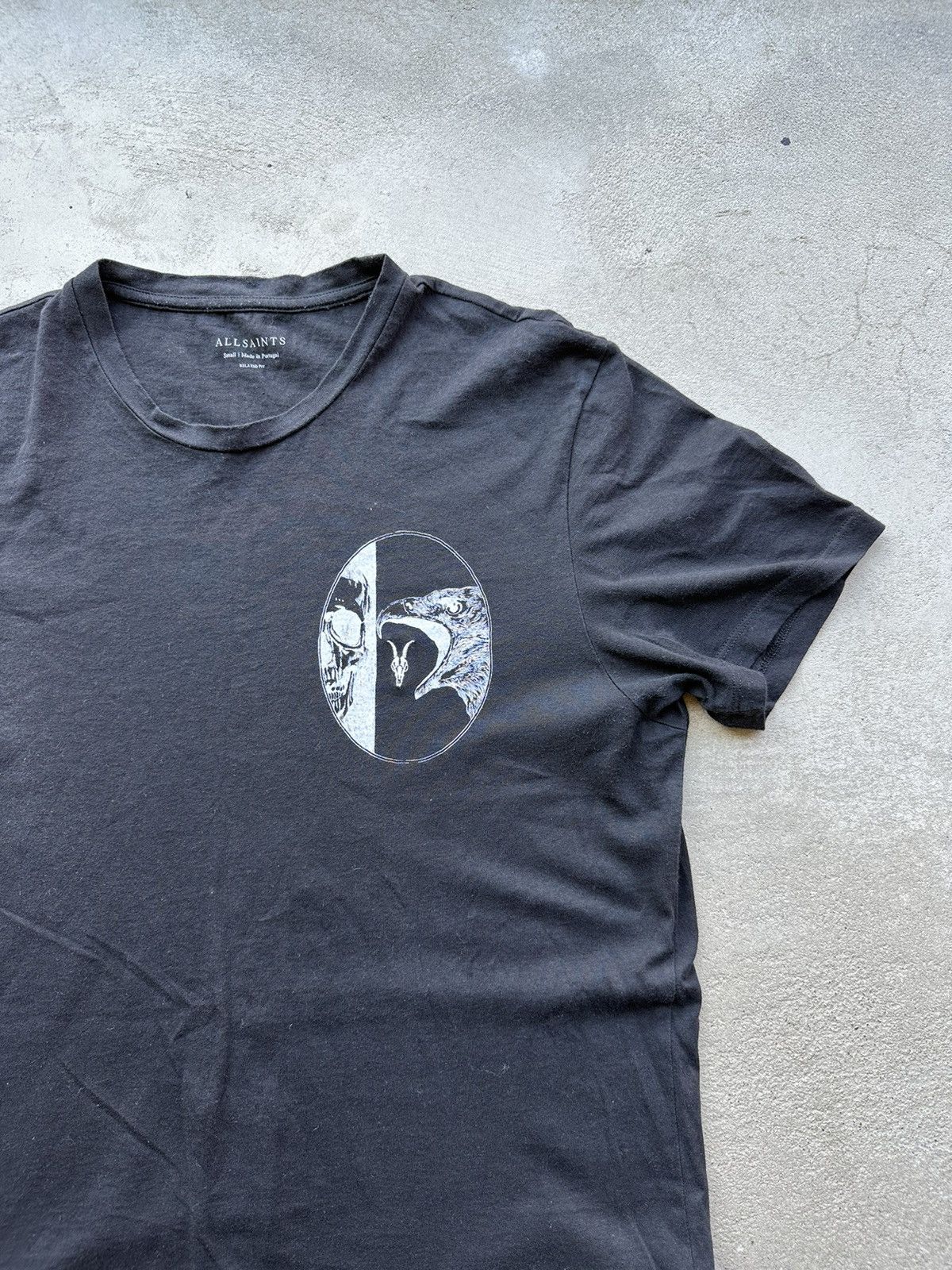 Allsaints × Very Rare ALL SAINTS Logo Tshirt Grailed