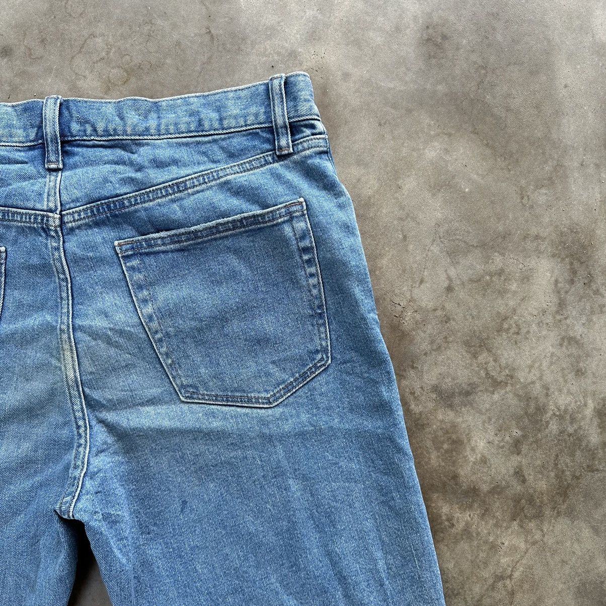 Japanese Brand Vintage Japanese Distressed Faded Denim Jean Pant W34 Size US 34 / EU 50 - 13 Thumbnail