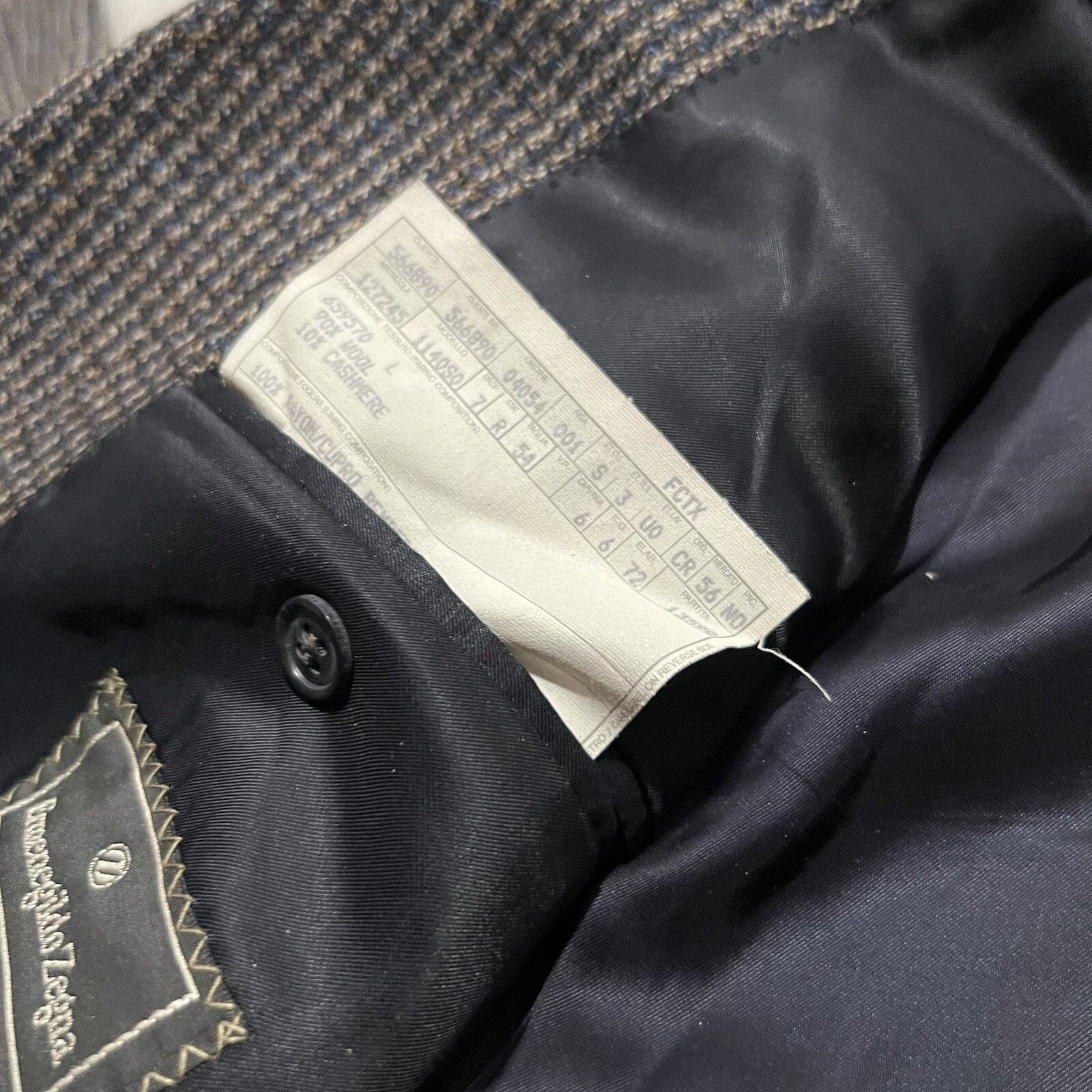 Ermenegildo Zegna Ermenegildo Zegna Blazer VTG Wool/Cashmere Knit Sport Coat Size 46L - 6 Thumbnail