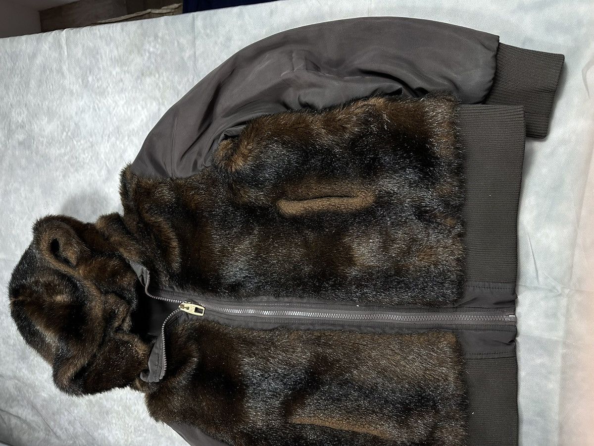 Miss Sixty Miss sixty 90s Faux Fur coat mesh jacket coat gaultier natur Size L / US 10 / IT 46 - 3 Thumbnail