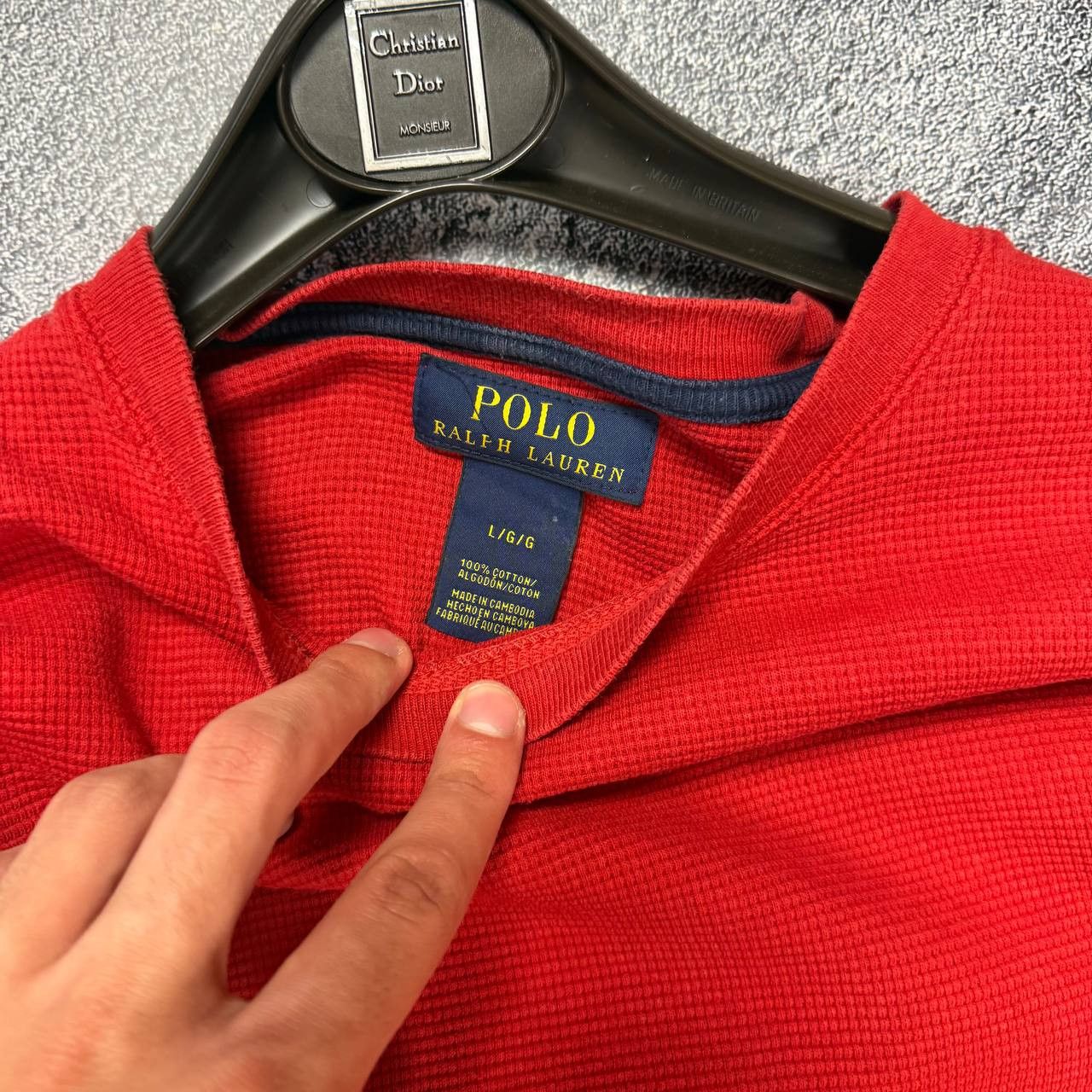 Polo Ralph Lauren Vintage Polo Ralph Lauren American Knit Red Sweater Size M Size US L / EU 52-54 / 3 - 2 Thumbnail
