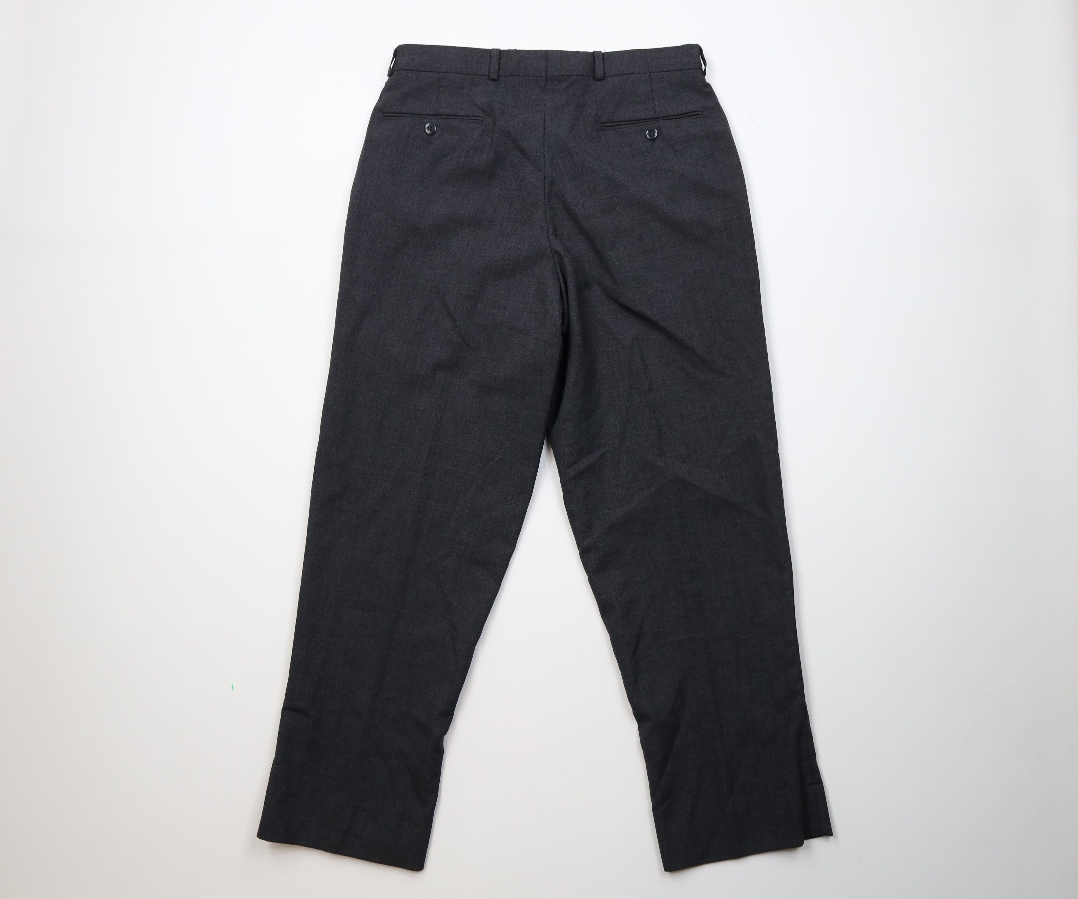 Ralph Lauren Vintage 90s Chaps Ralph Lauren Wool Knit Chino Pants Gray Size US 32 / EU 48 - 9 Thumbnail