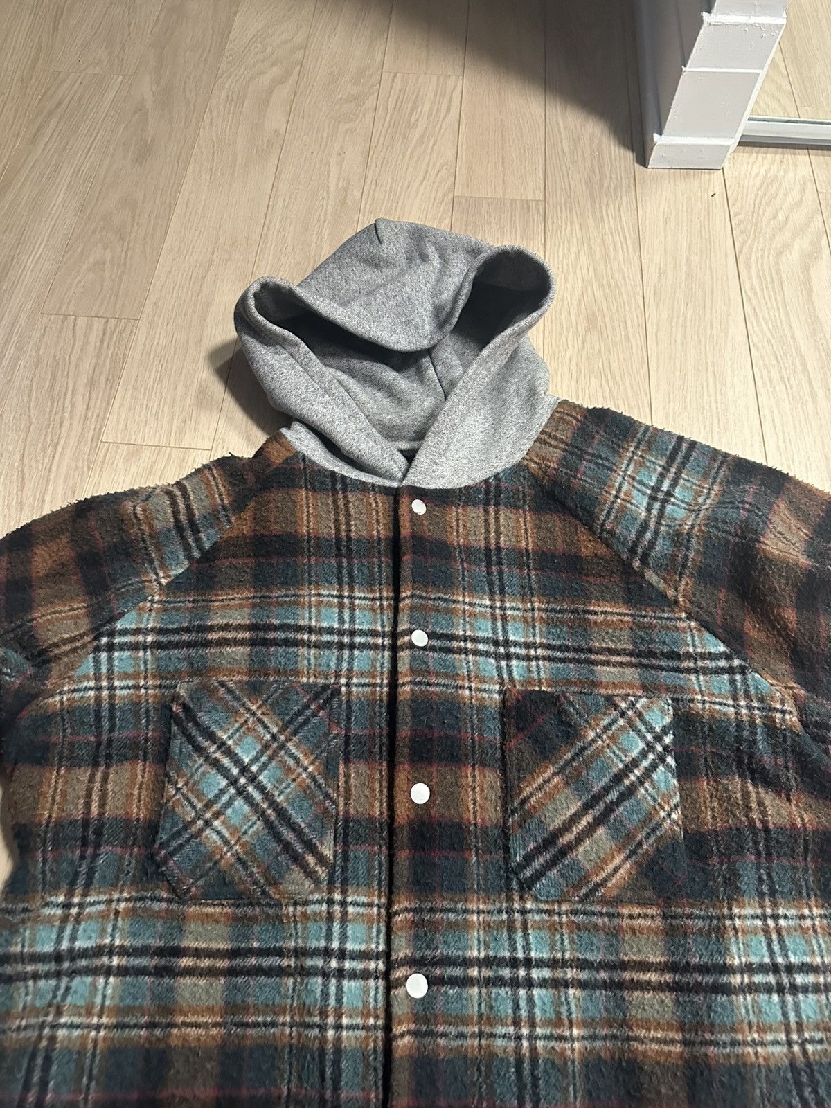 Represent Clo. Hooded overshirt Size US XL / EU 56 / 4 - 2 Thumbnail