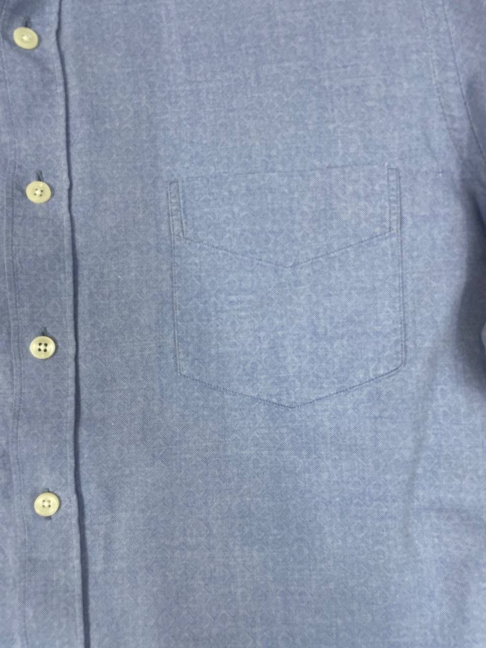 Hackett Hackett Men Cotton Shirt Light Blue Long Sleeve Size US L / EU 52-54 / 3 - 3 Thumbnail