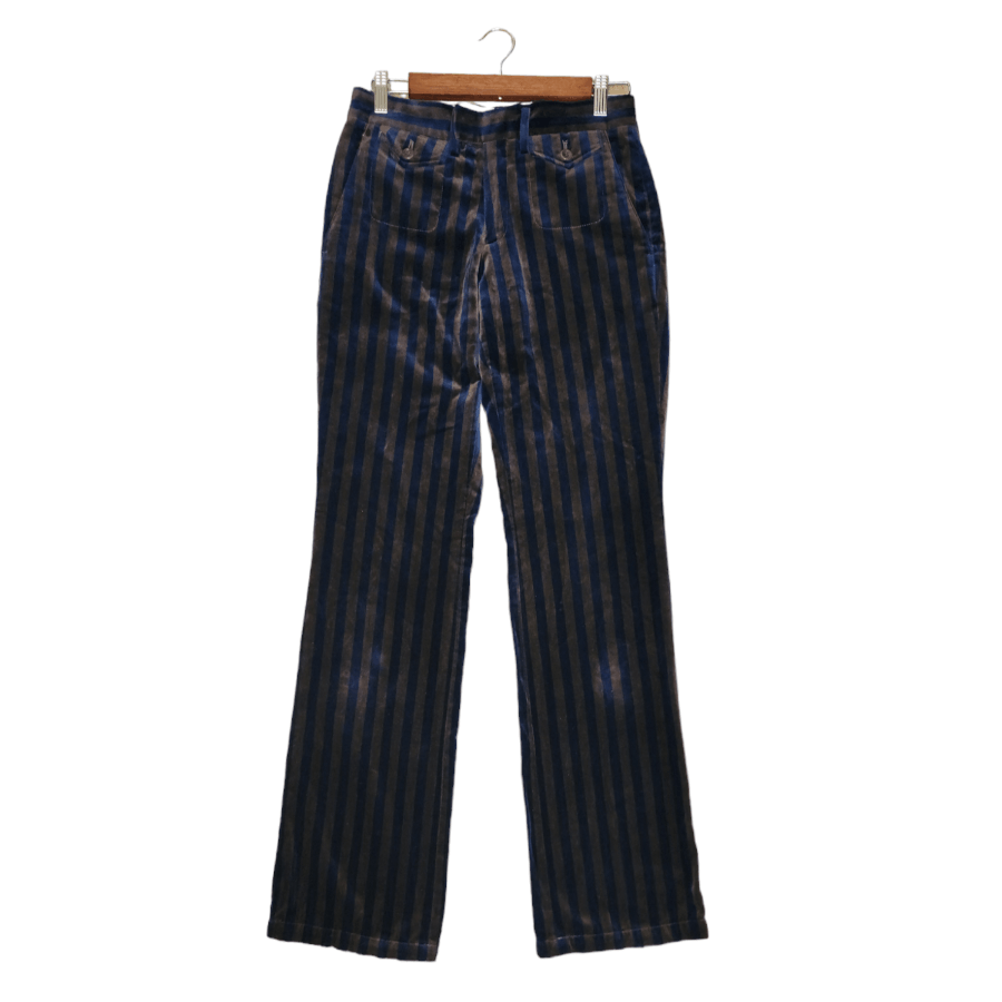 Paul Smith Paul Smith Striped Velvet Pants Size US 29 - 1 Thumbnail