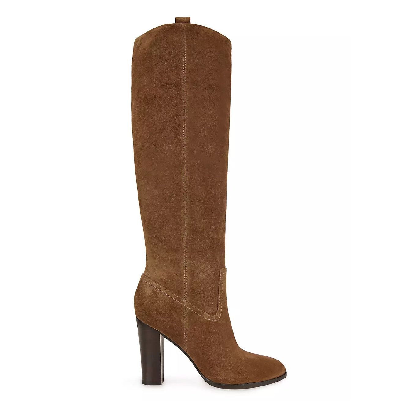 Veronica Beard VERONICA BEARD Vesper Taupe Brown Suede WIDE CALF Boots 7.5 Size US 7.5 / IT 37.5 - 1 Thumbnail