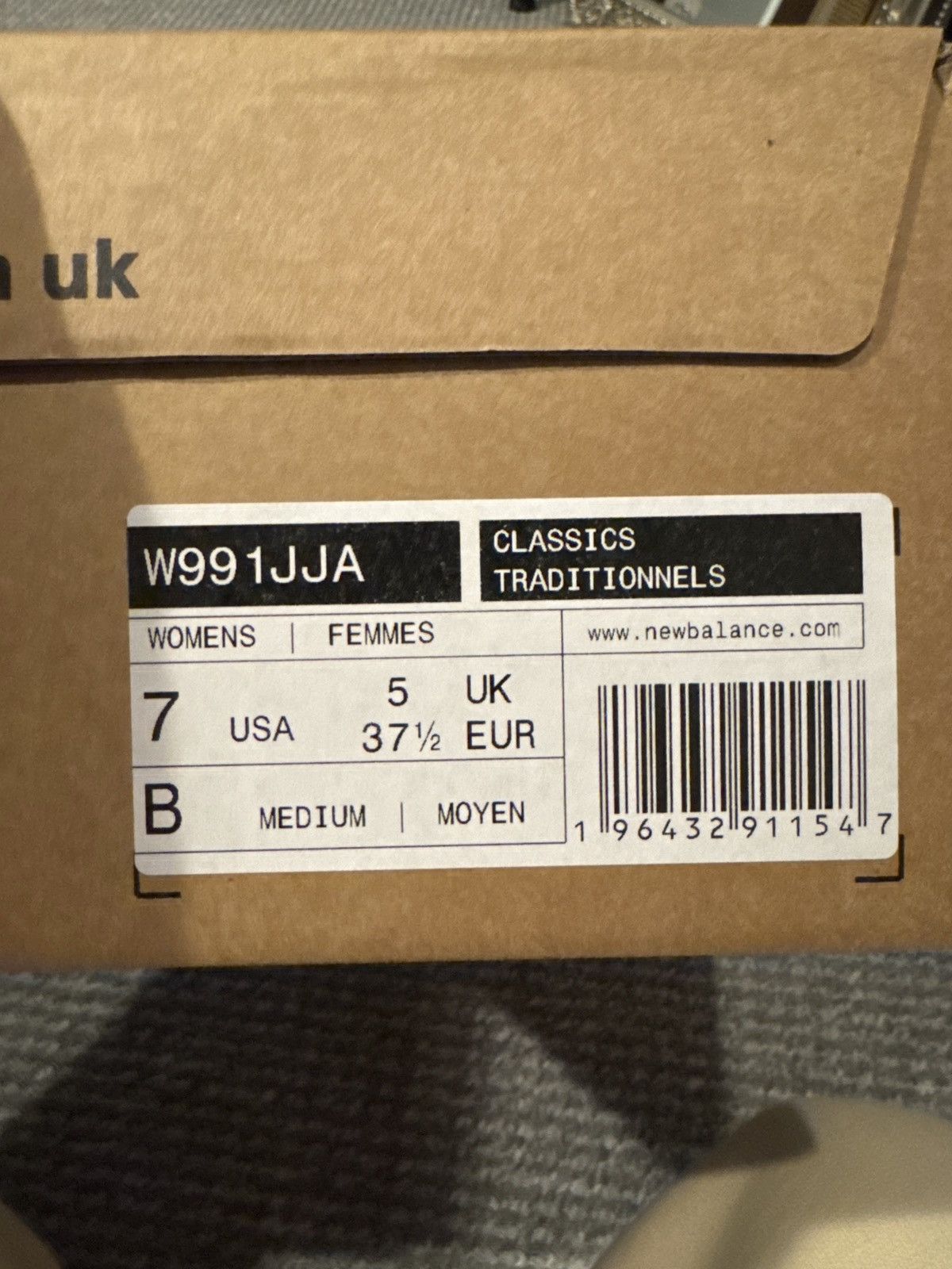 JJJJound × New Balance New Balance x JJJJound 991 Women’s Size US 7 Size US 7 / IT 37 - 8 Thumbnail