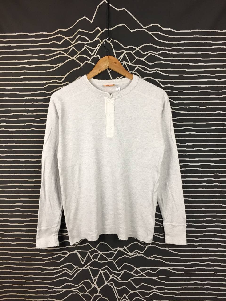 Pherrow's Pherrow's Sportswear Japanese Brand Henley Long Sleeve Tee Size US M / EU 48-50 / 2 - 2 Thumbnail
