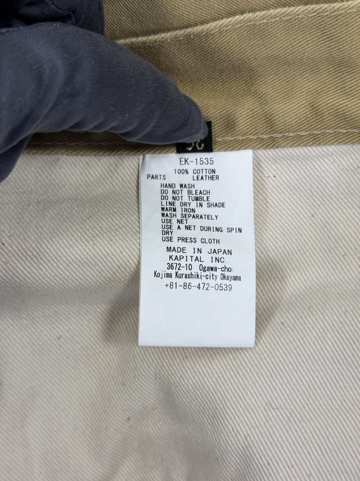 Kapital KAPITAL BONE STICH DENIM TROUSERS FITS W34 Size US 36 / EU 52 - 9 Thumbnail