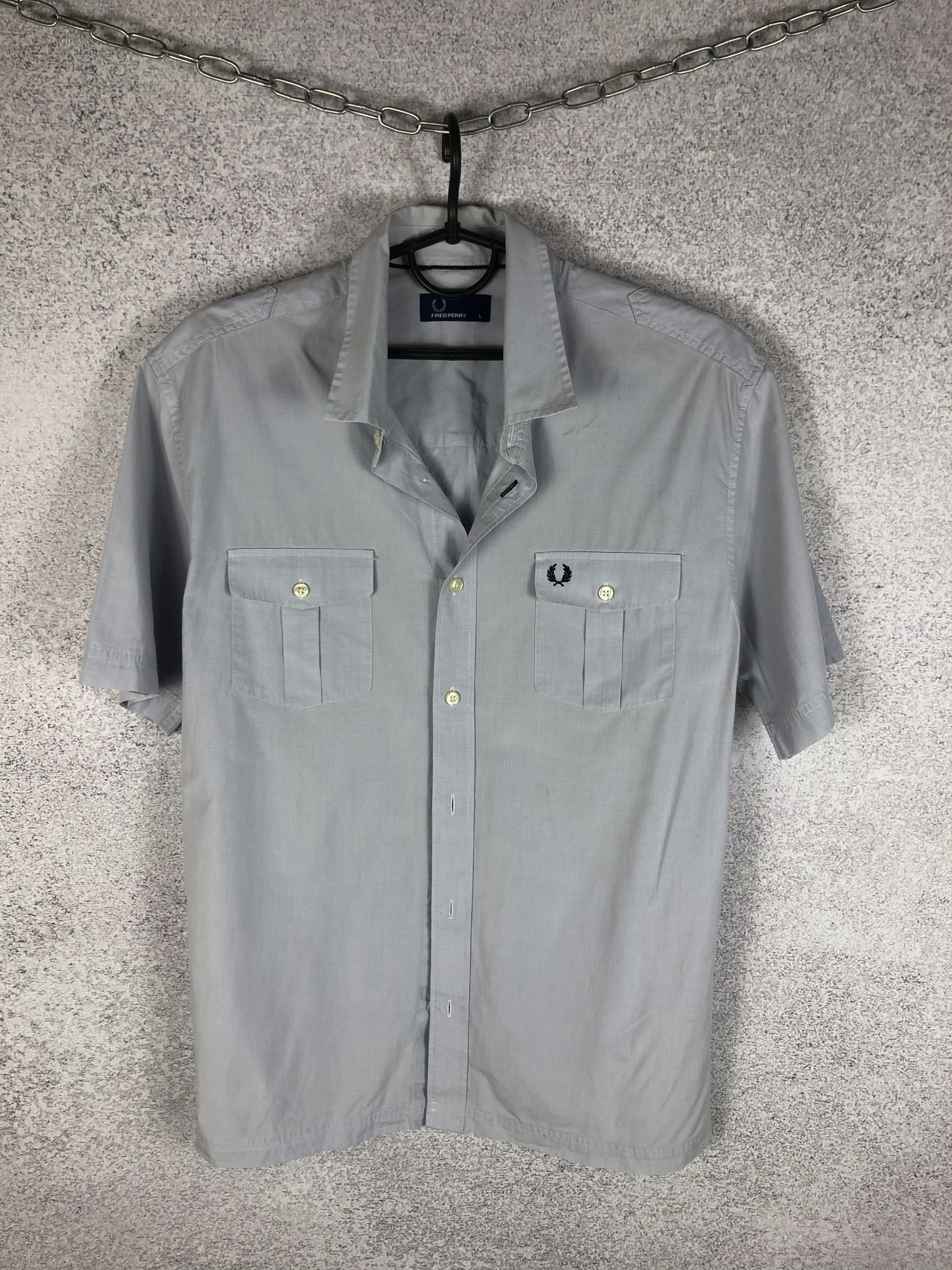 Fred Perry × Vintage Vintage Fred Perry Short Sleeve Shirt Size US L / EU 52-54 / 3 - 1 Thumbnail