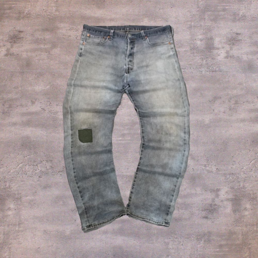 Levi's Vintage Clothing Y2K 2000's Levis 501 Overdyed Relax Straight Denim Pant's Size US 34 / EU 50 - 1 Thumbnail