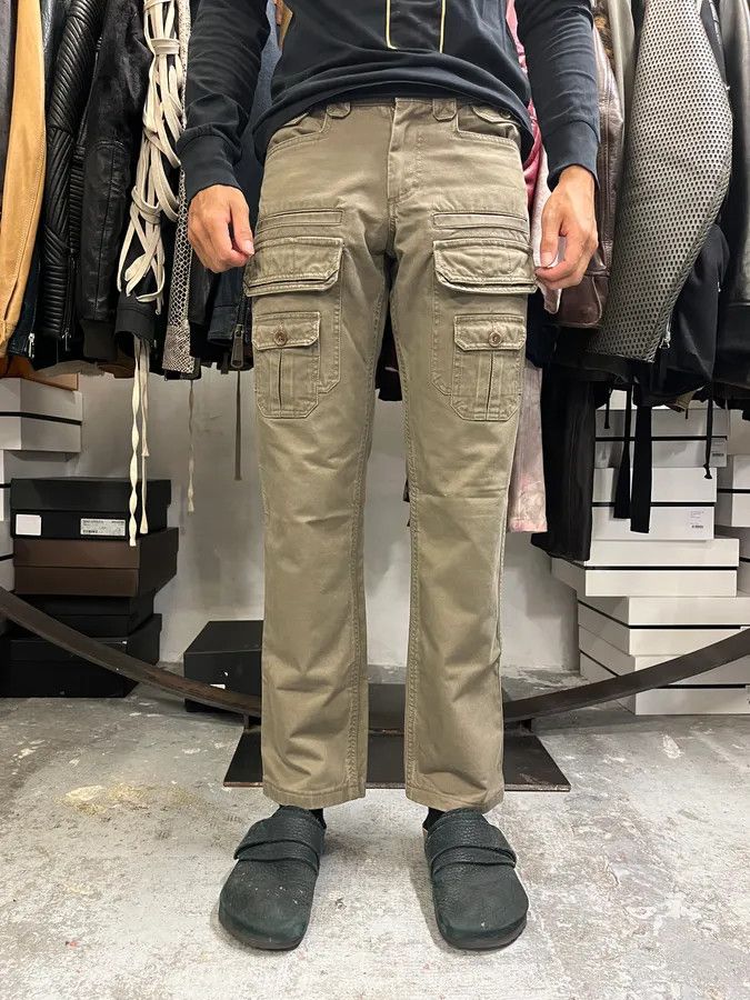 Designer × Dolce & Gabbana × Vintage SS2008 Dolce & Gabbana Multi Pockets Khaki Green Pants Size US 30 / EU 46 - 2 Thumbnail