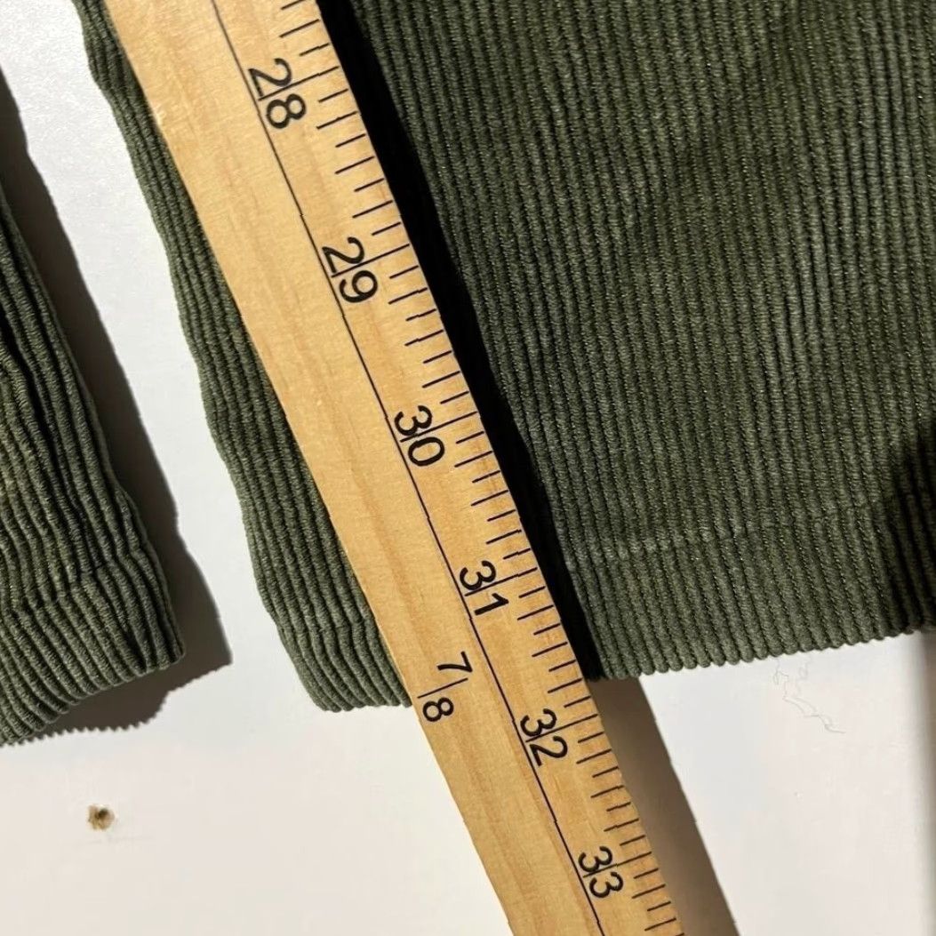 Peter Millar Peter Millar NANOLUXE Green Corduroy Chino Pants Men 36x32 Casual Regular Size Green Chino Mens 90s? Size US 36 / EU 52 - 6 Thumbnail