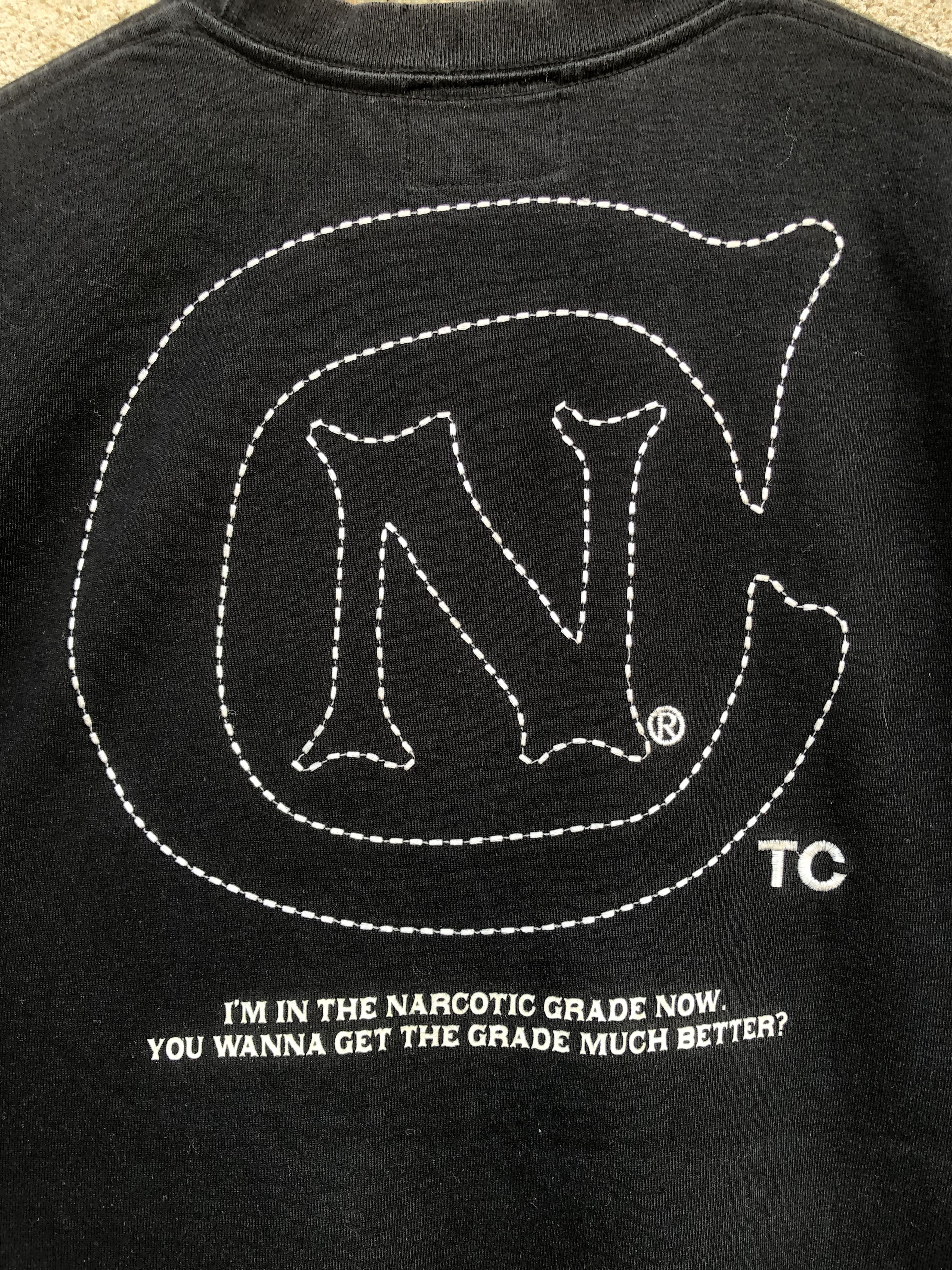 Narcotic GDC Vintage Narcotic GDC Japan Embroidered Logo Tshirt Size US L / EU 52-54 / 3 - 4 Thumbnail
