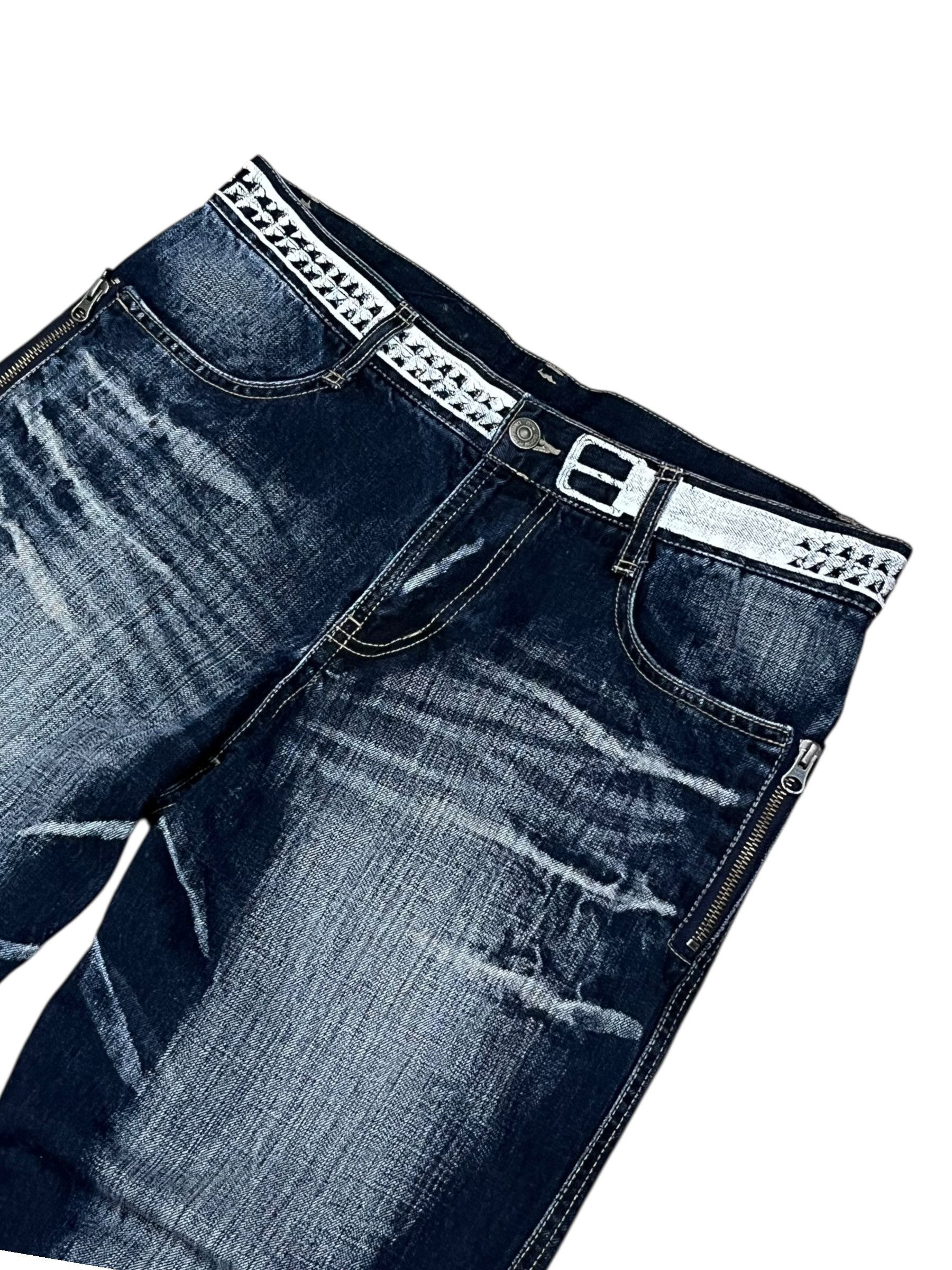 PPFM 🔥PPFM Booze Pills Powders Cropped Denim Archive Grail Size US 31 - 5 Thumbnail