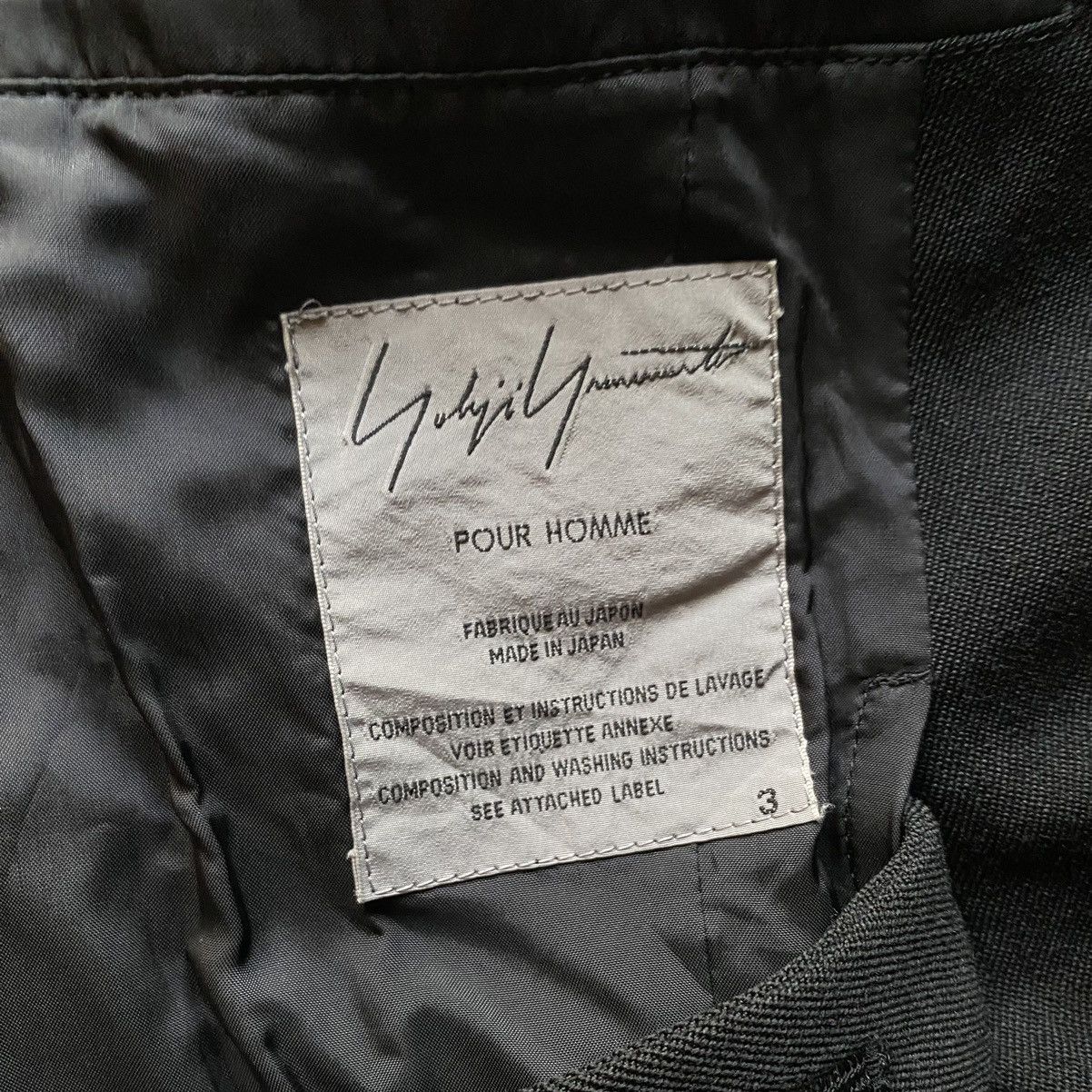 Yohji Yamamoto Runway Fall13 Wool Gabardine Blazer Size US M / EU 48-50 / 2 - 6 Thumbnail