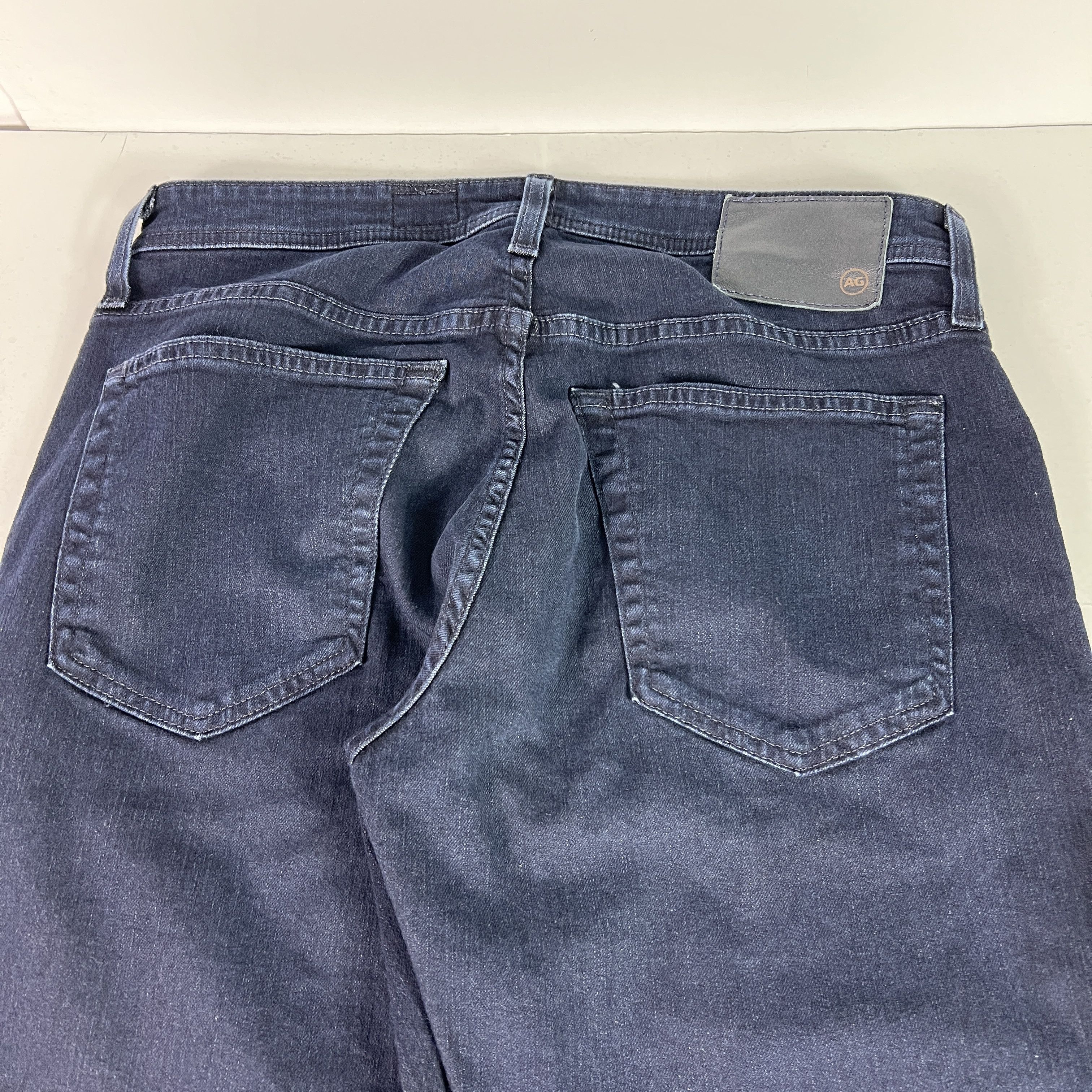 AG Adriano Goldschmied AG Adriano Goldschmied Jeans Tellis Slim Dark Blue Denim Size US 31 - 11 Thumbnail