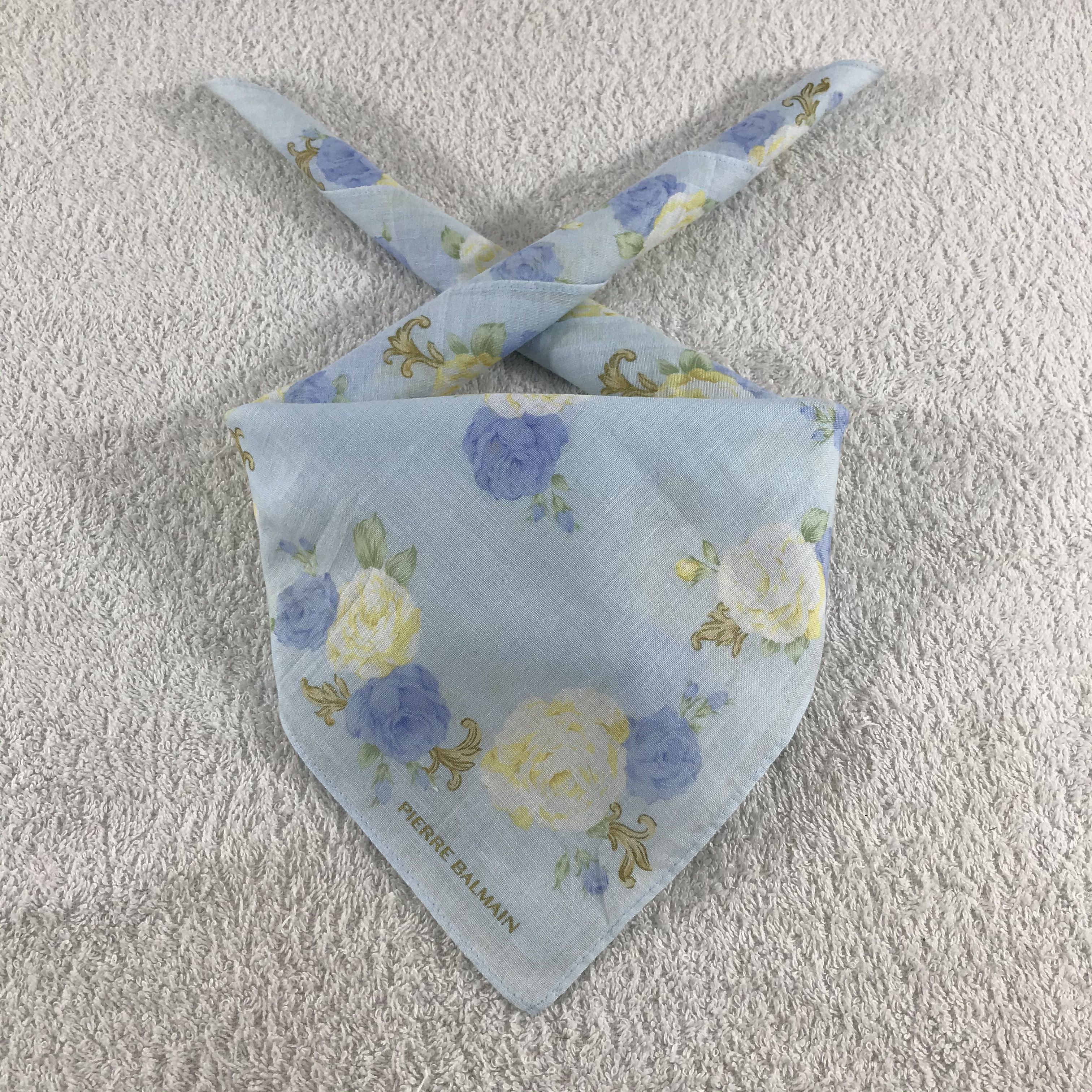 Pierre Balmain × Vintage Pierre Balmain Bandana / Handkerchief / Neckerchief - S287 Size ONE SIZE - 3 Thumbnail