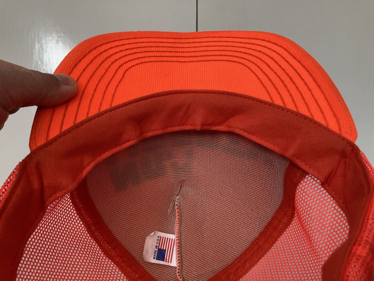 Vintage NRA LIBERTY SNAPBACK HAT CAP TRUCKER MESH NEON ORANGE HUNTER Size ONE SIZE - 14 Thumbnail