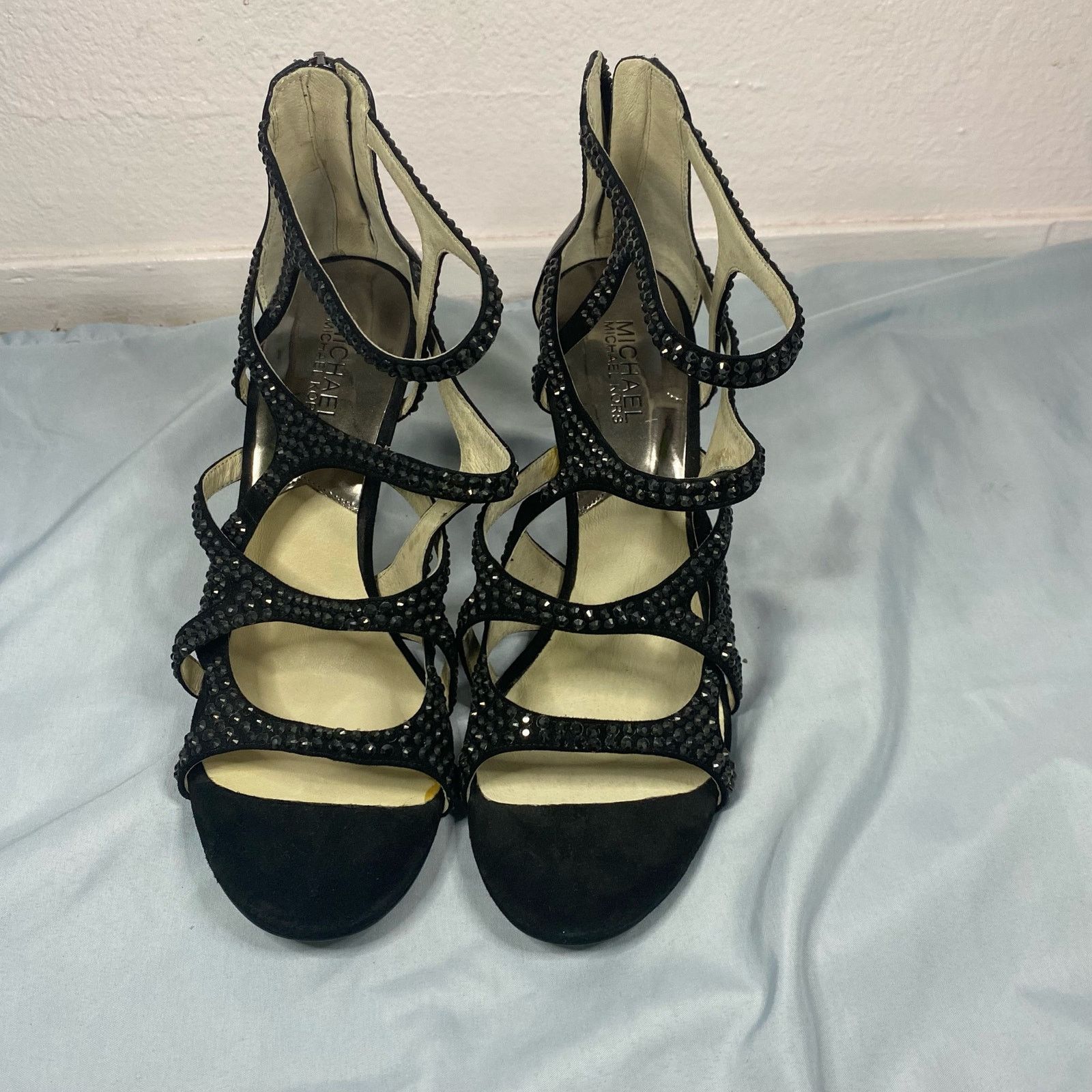 Michael Kors Michael Kors Shala Black Sandal Heels Womens Size 10 Size US 10 / IT 40 - 4 Thumbnail