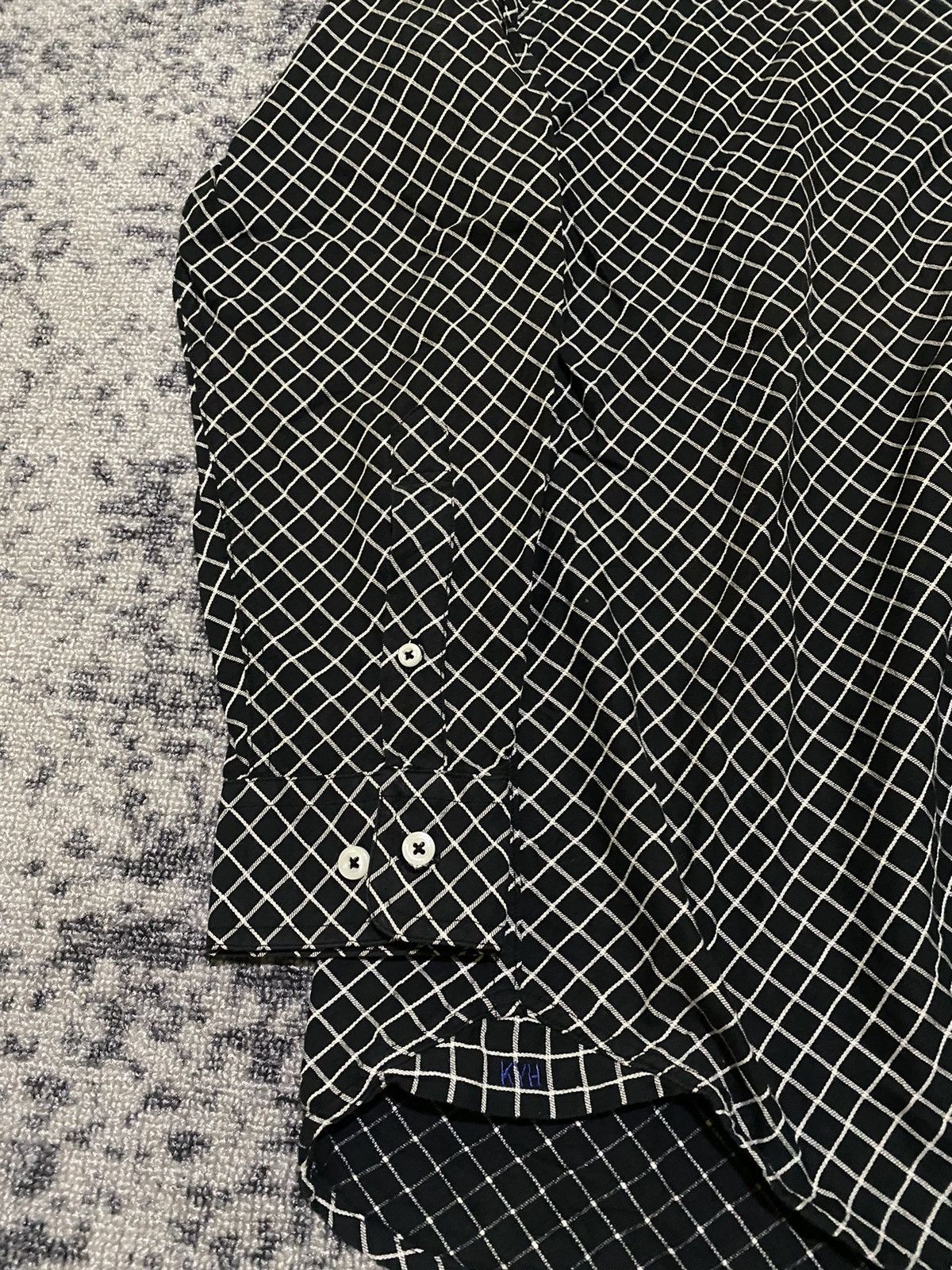 Beauty Beast × Japanese Brand × Tornado Mart Kansai Yamamoto plaid long Shirt Size US L / EU 52-54 / 3 - 3 Thumbnail