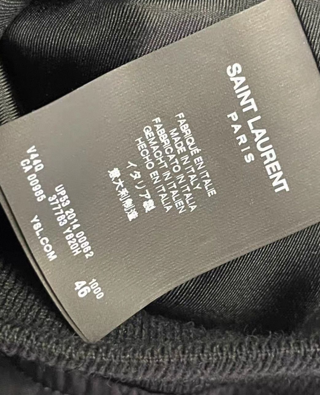 Yves Saint Laurent Saint Laurent SLP 15SS Silk Bomber Jacket. Size US S / EU 44-46 / 1 - 4 Thumbnail