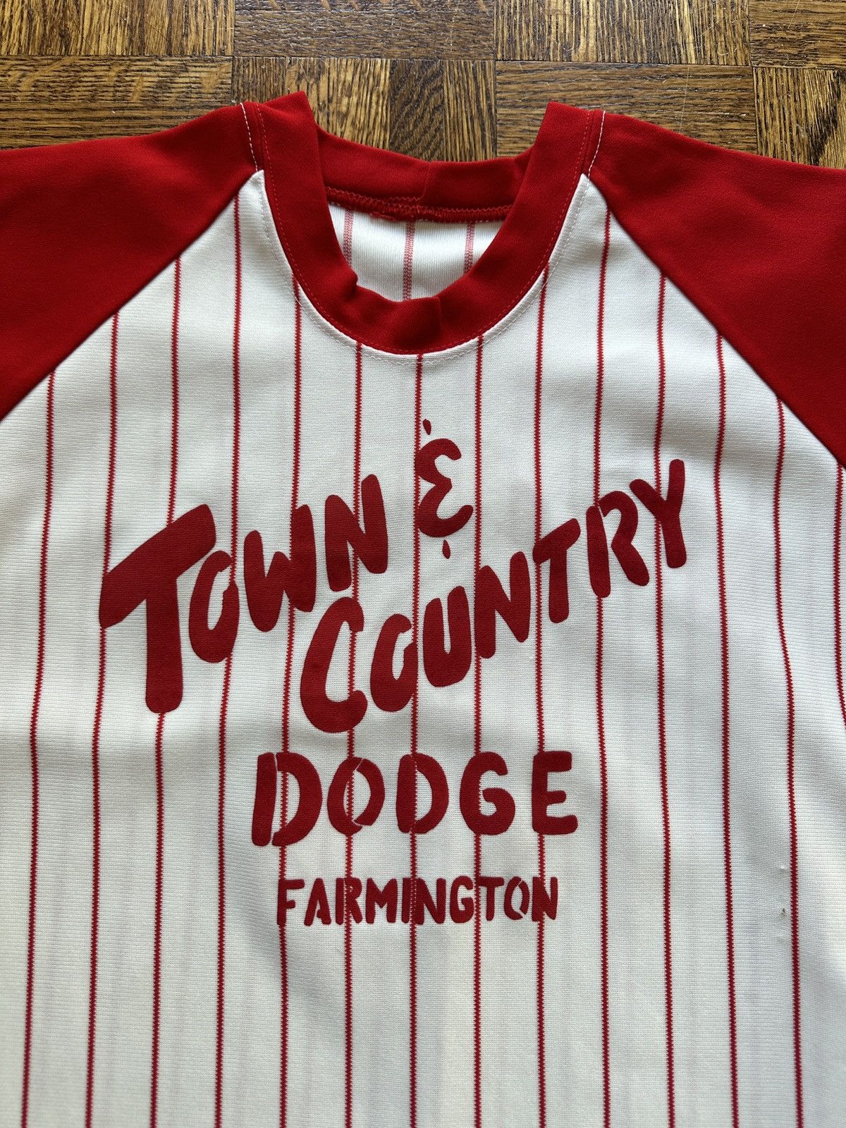 Vintage Vintage Dodge Town and Country Pinstripe Baseball Jersey Size US M / EU 48-50 / 2 - 3 Thumbnail