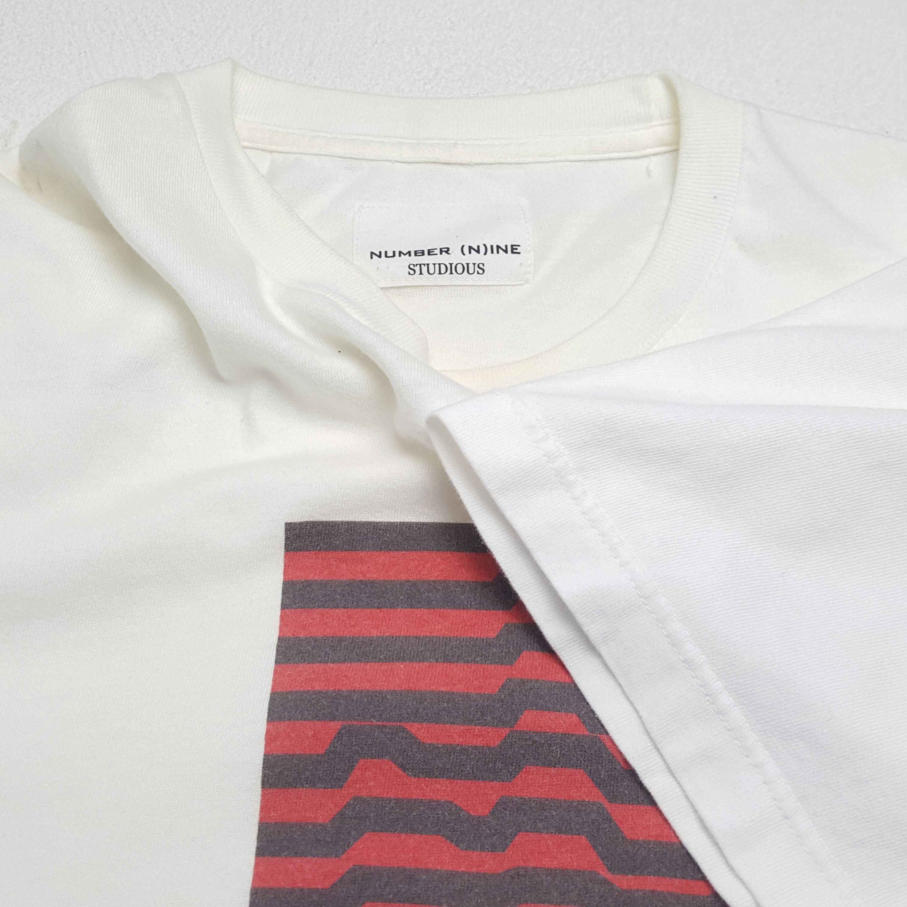 Japanese Brand × Number (N)ine × Vintage NUMBER NINE Japanese Brand Center Design Tshirt Size US L / EU 52-54 / 3 - 8 Thumbnail