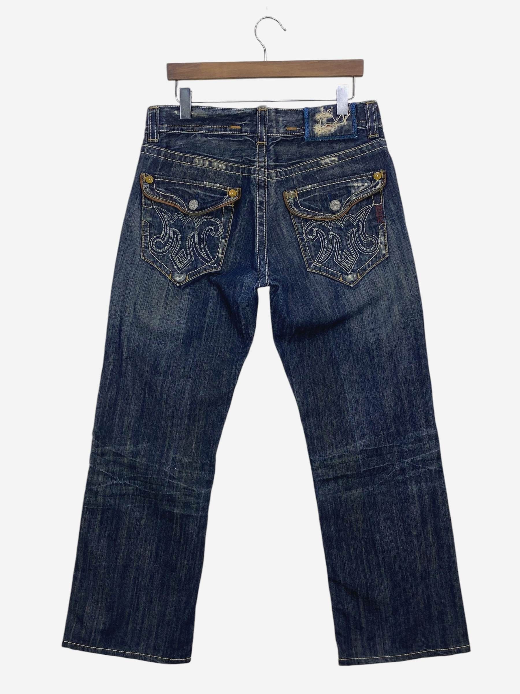 Japanese Brand Mek Denim Selvedge Jeans Size US 32 / EU 48 - 3 Thumbnail