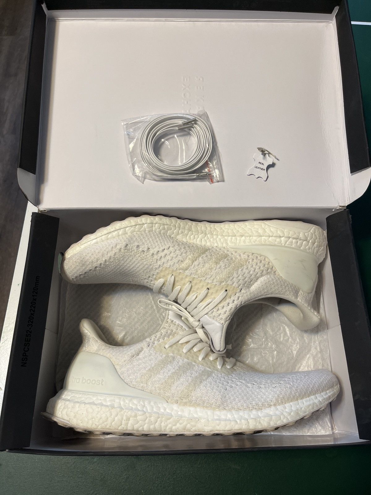 A Ma Maniere × Adidas A Ma Maniere x Invincible x UltraBoost ‘Triple White’ Size US 10 / EU 43 - 7 Thumbnail